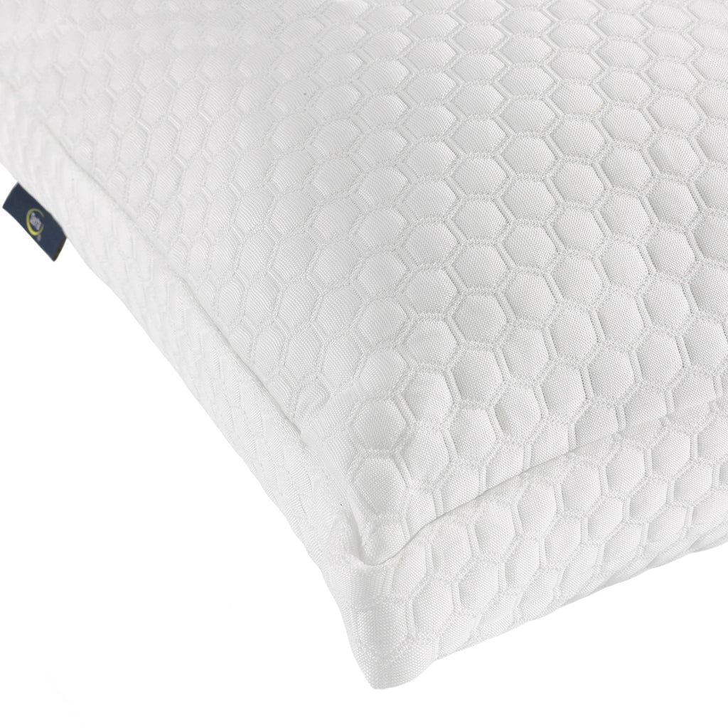 Fluffy Shredded Sleep Chill Standard/Queen Bed Pillow, Hypoallergenic Fill - Hotel Quality Plush Sleeping Pillows Detail