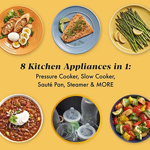 Multi-Functional Electric Crock-Pot 8 Quart Express Crock Multi-Use Pressure Cooker S05K - Heavy-Duty Stainless Steel Speed-Cooking Pot Detail