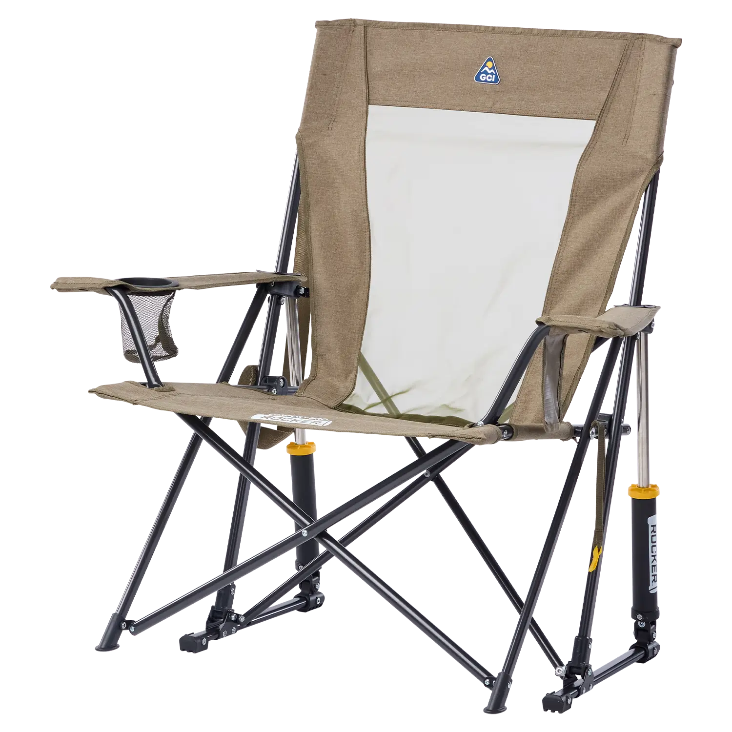 Smooth Motion Comfort Pro Rocker XL - Choice 107 - Freestyle Rocker Portable Outdoor Folding Chair Detail