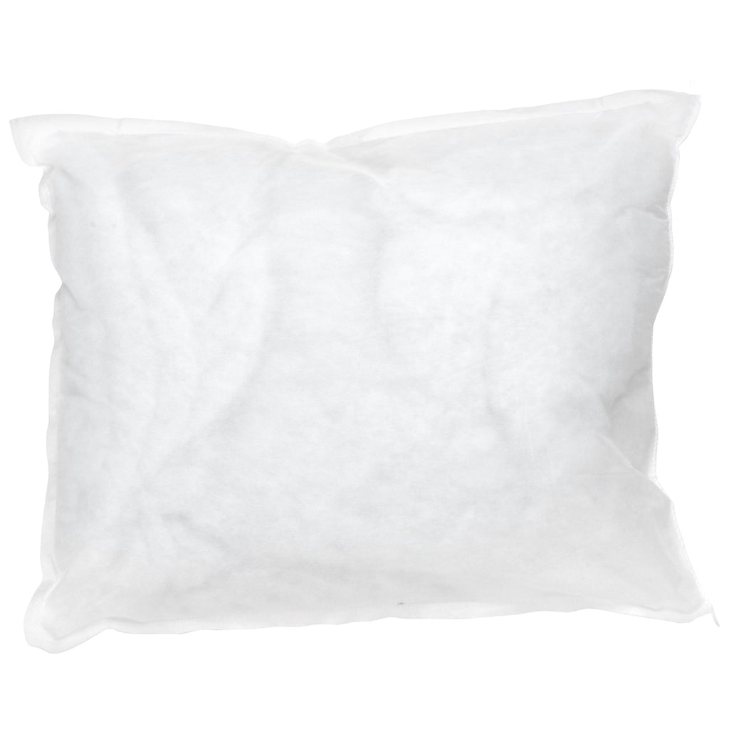 Fluffy Shredded Bed Pillow, 12 x 17 Inch, White, Disposable, 2 Count - Decorative Throw Pillow Cushion for Sofa & Bed Detail