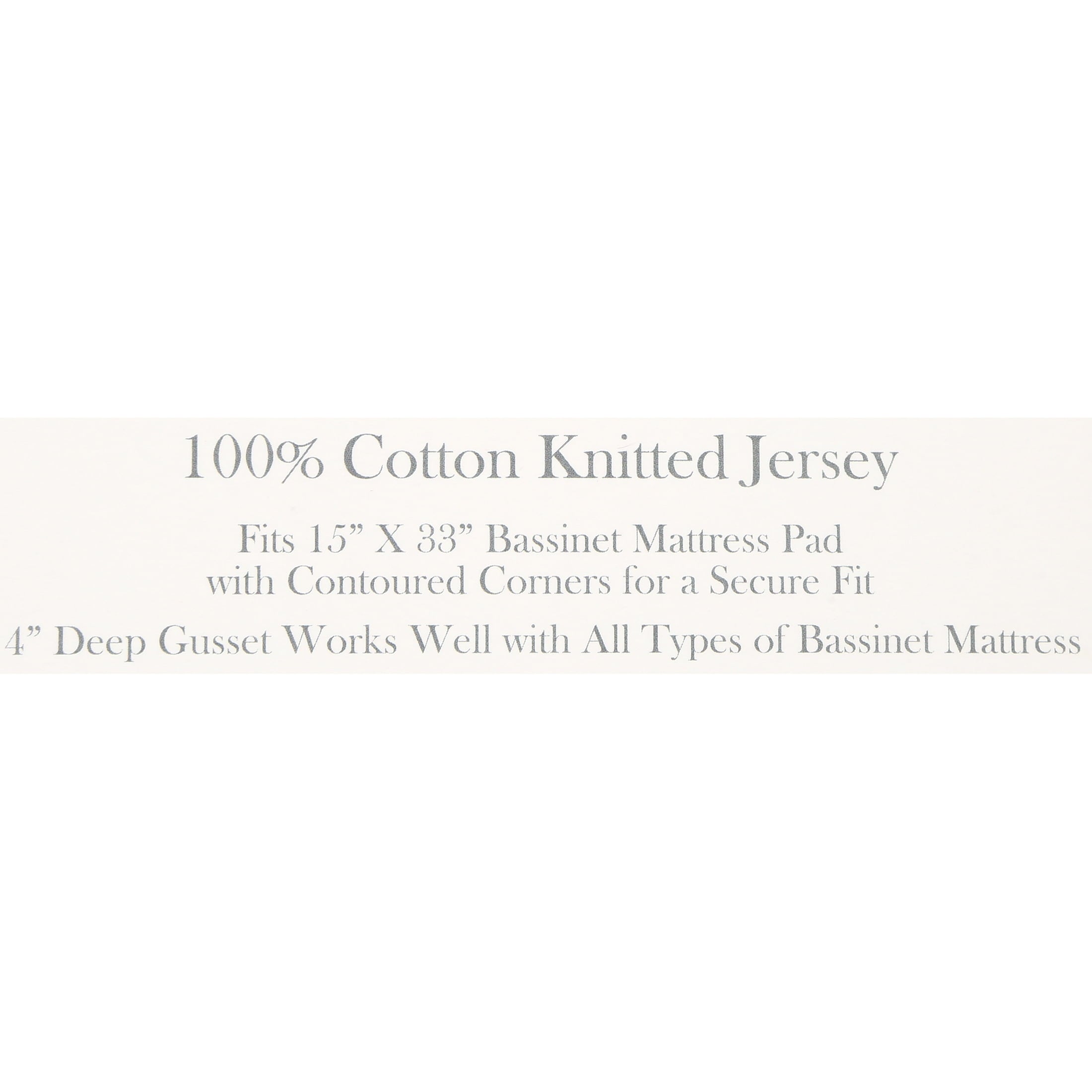 Ultra-Soft TL Care 100% Natural Breathable Cotton Jersey Knit Fitted Bassinet Sheet, White, 15" x 33", Soft Breathable, for Boys... - Premium Ultra-Soft Pillowcase Pair for Sleeping Detail