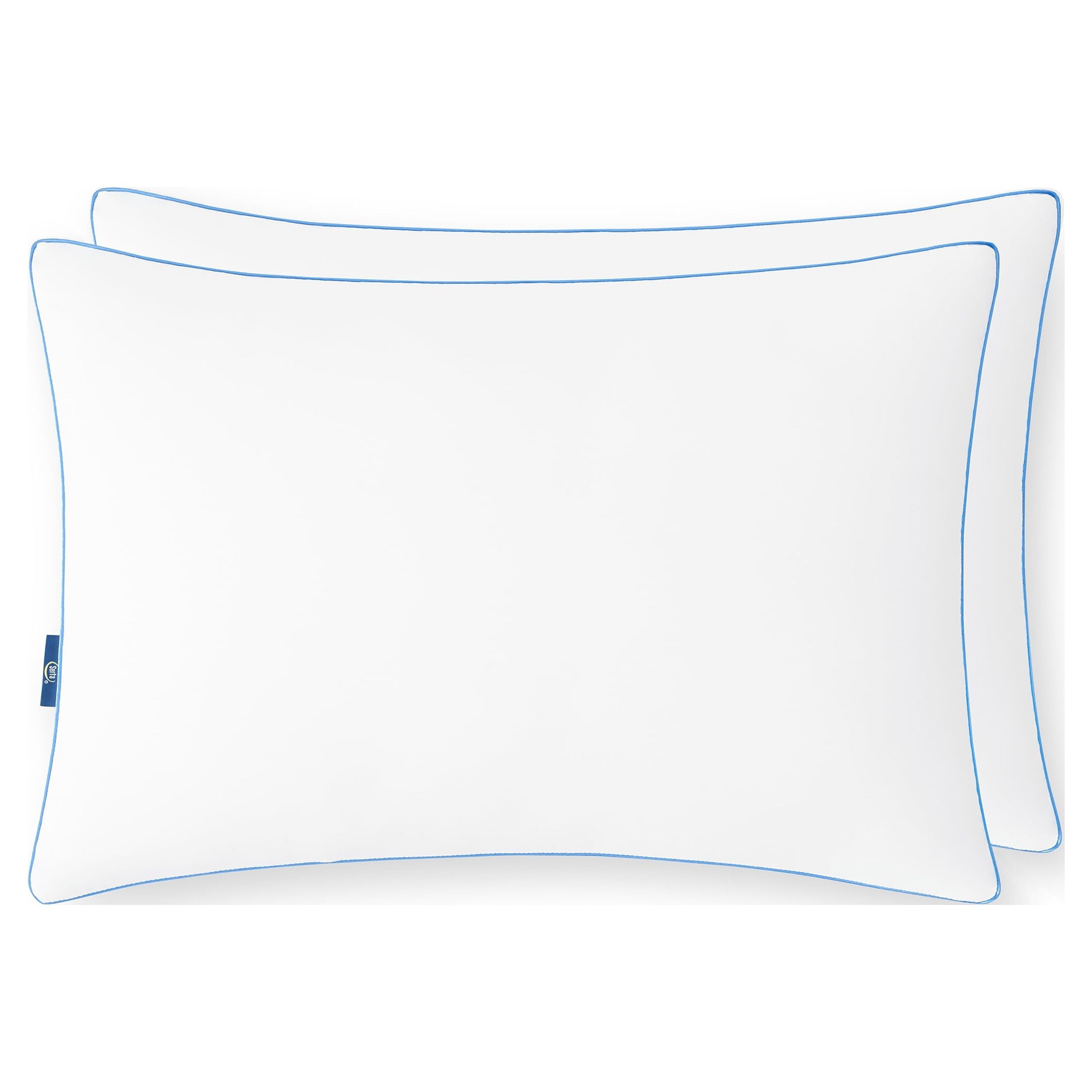 Orthopedic Support Extra Firm Pillow, Standard/Queen, 2 Pack, Hypoallergenic - Ergonomic Memory Foam Pillow for Neck Pain Support Detail