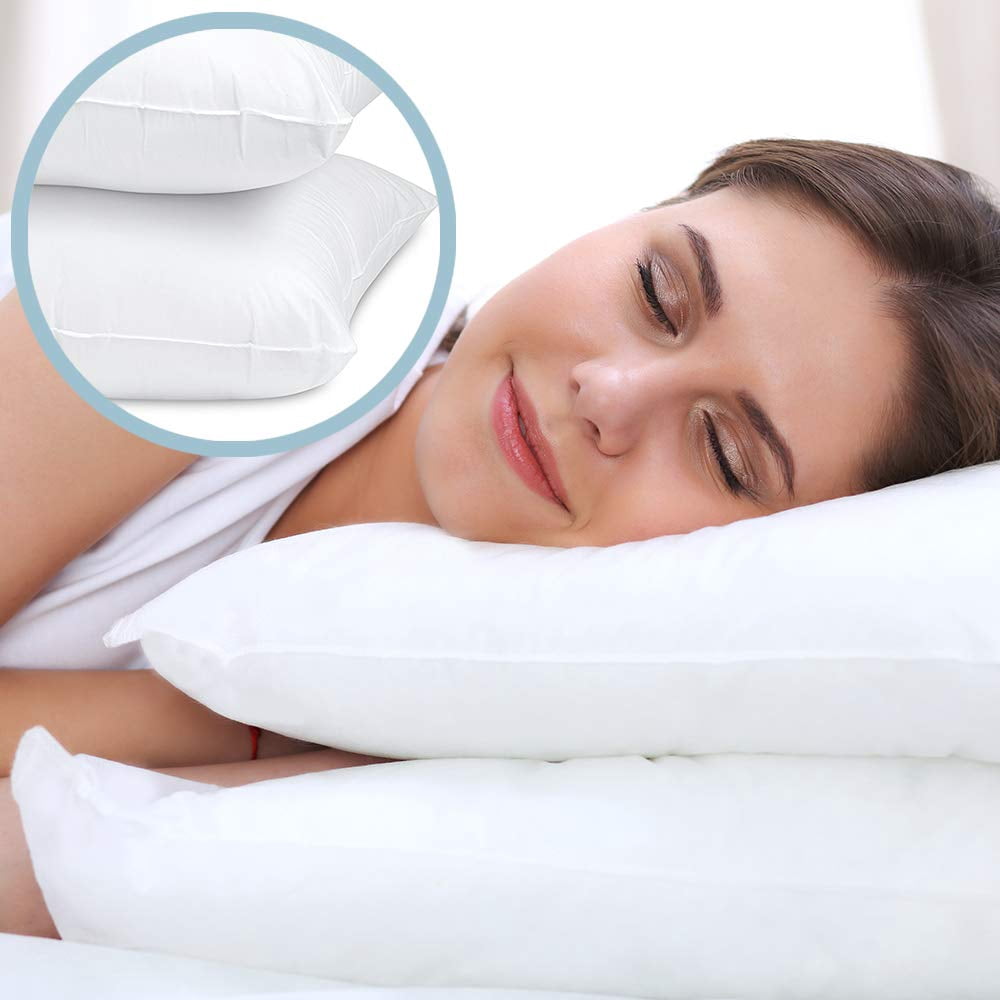 Fluffy Shredded Bed Pillows for Sleeping 2 Pc Set, Queen Size Pillow Side Sleeper Set, Down Alternative Luxury Hotel Soft Pillow 28x2... - Ergonomic Memory Foam Pillow for Neck Pain Support Detail