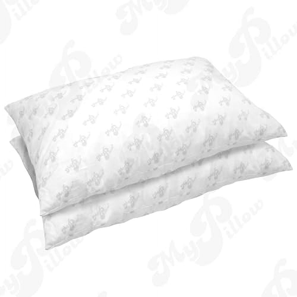 Ergonomic Memory Foam Bedding Bed Pillows for Sleeping Standard Size, Set of 2, Back, Stomach or Side Sleepers - Classic Pillow (Standard, ... - Hotel Quality Plush Sleeping Pillows Detail