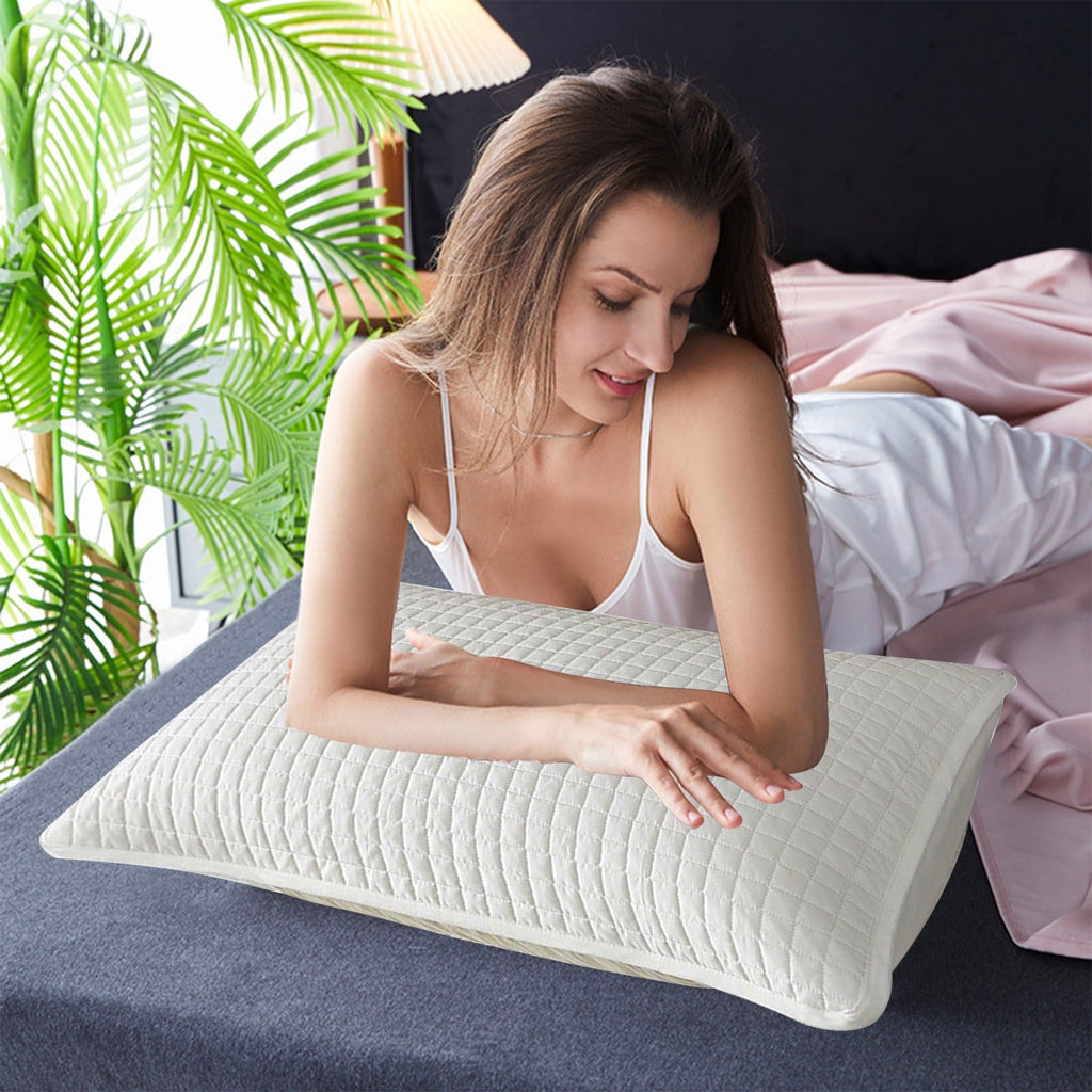 Decorative Plump Memory Foam Pillow, Toddler Pillow, Small Pillows for Kids, Soft & Hypoallergenic - Kids Sleeping Pillow - Toddler Be... - Orthopedic Shredded Foam Bed Pillow Set Detail