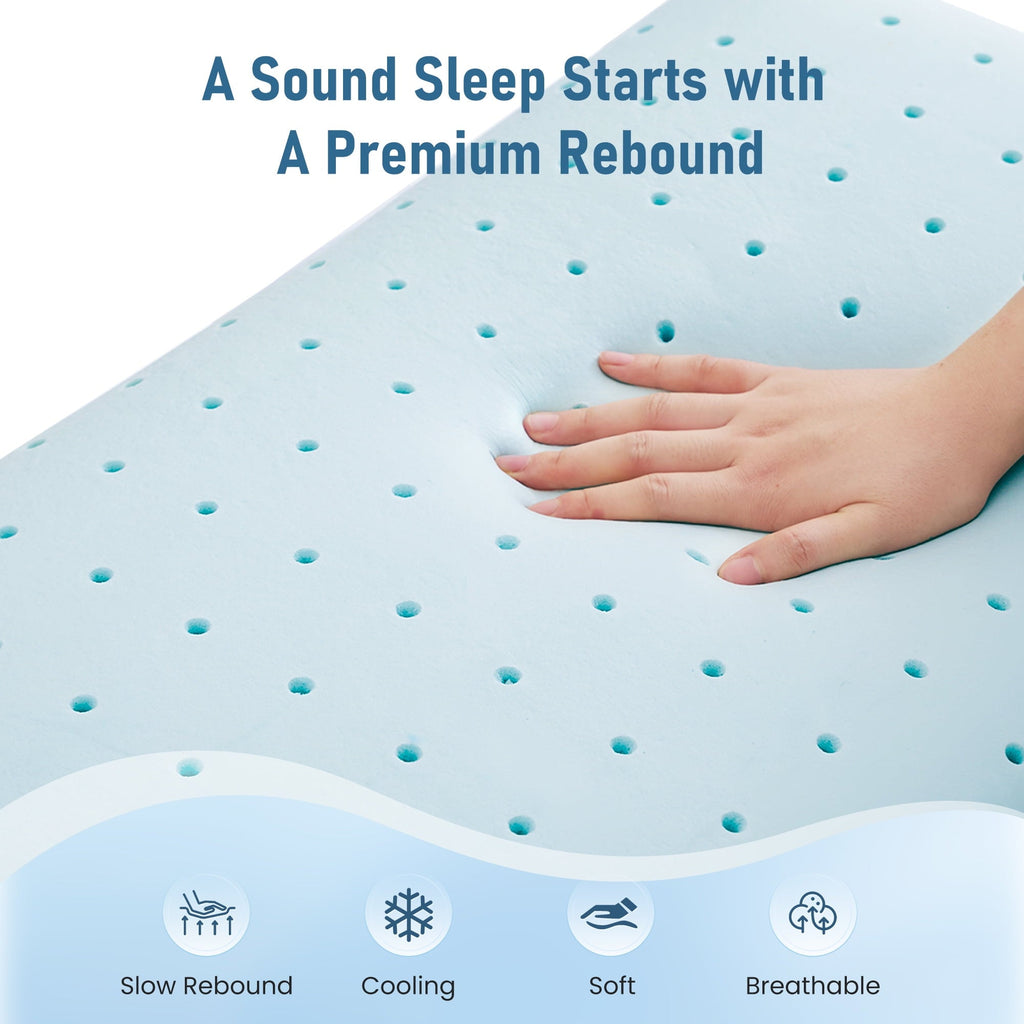 Hotel Collection Memory Foam Pillow for Bed, Cooling Pillow with Extra Height Pad, Supportive Bed Pillow for Side, Back & Hot Sleepers... - Decorative Throw Pillow Cushion for Sofa & Bed Detail