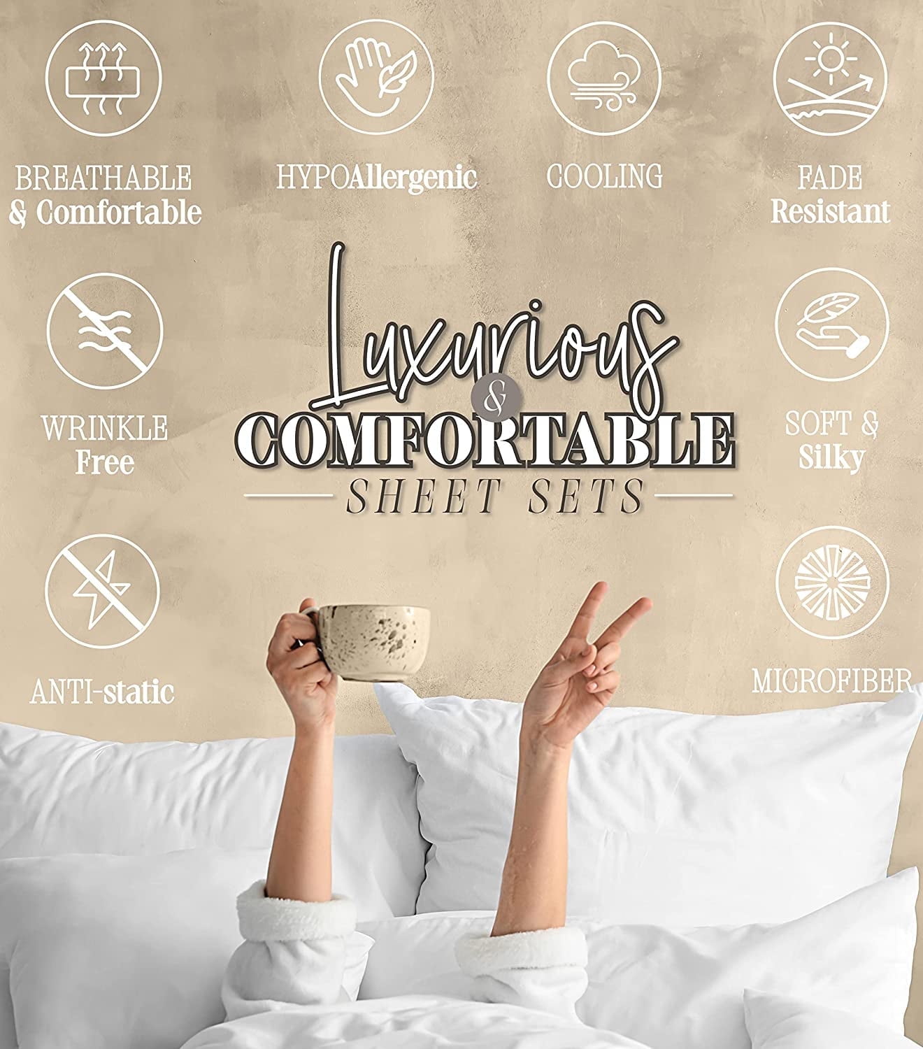 Fluffy Down Alternative Reversible 3-Piece Comforter Set, Diamond Stitched, King, Black/Grey - Cloud-Like Soft Lightweight Bed Comforter Detail