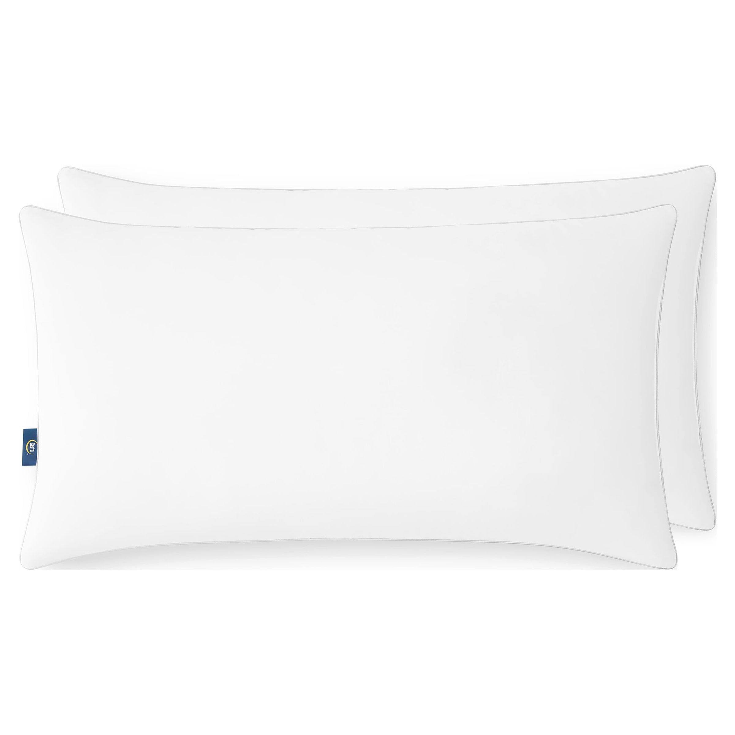 Hotel Collection Endless Comfort Bed Pillow, King, 2 Pack - Orthopedic Shredded Foam Bed Pillow Set Detail