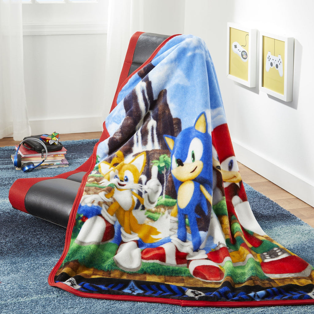 Lightweight Warm Kids Silky Soft Plush Throw Blanket, 40" x 50" - Super Soft Reversible Sherpa Flannel Blanket Detail