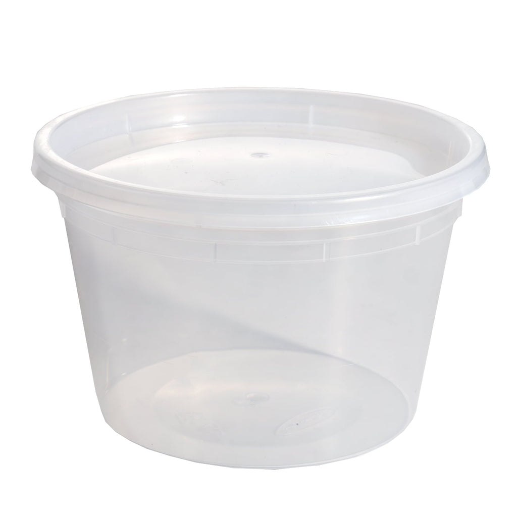 Sweet Treat Shaped 40 Piece 16oz Plastic Deli Container, Ideal Use for Meal Prep and Batch Cooking - Playful Star & Heart Shaped Geometric NeeDoh Detail