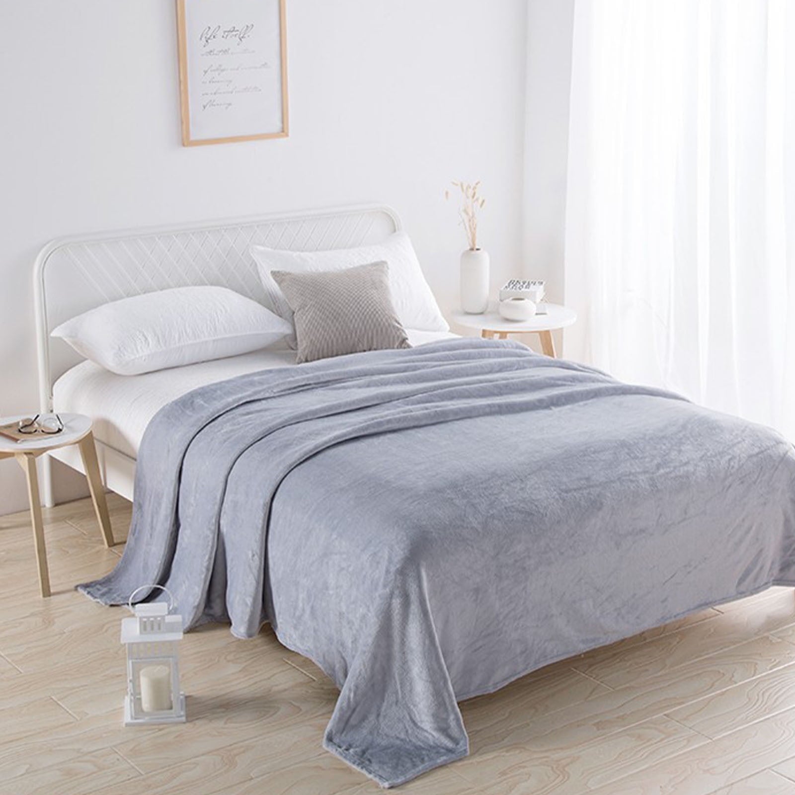 Decorative Knitted Under $5 Flannel Blanket 27.56X39.37 Inches Blanket Soft Cozy Throw Blanket for Couch, Bed, Household Blanket for All... - Luxury Knitted Decorative Throw Blanket with Fringes Detail
