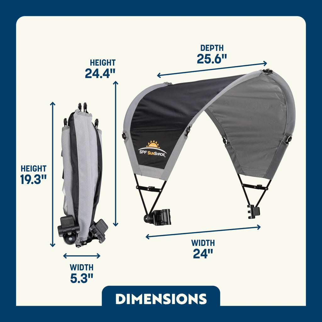 Portable Canopy SunShade Accessory - Choice 361 - Portable Beach Canopy with Adjustable Shade Angle Detail