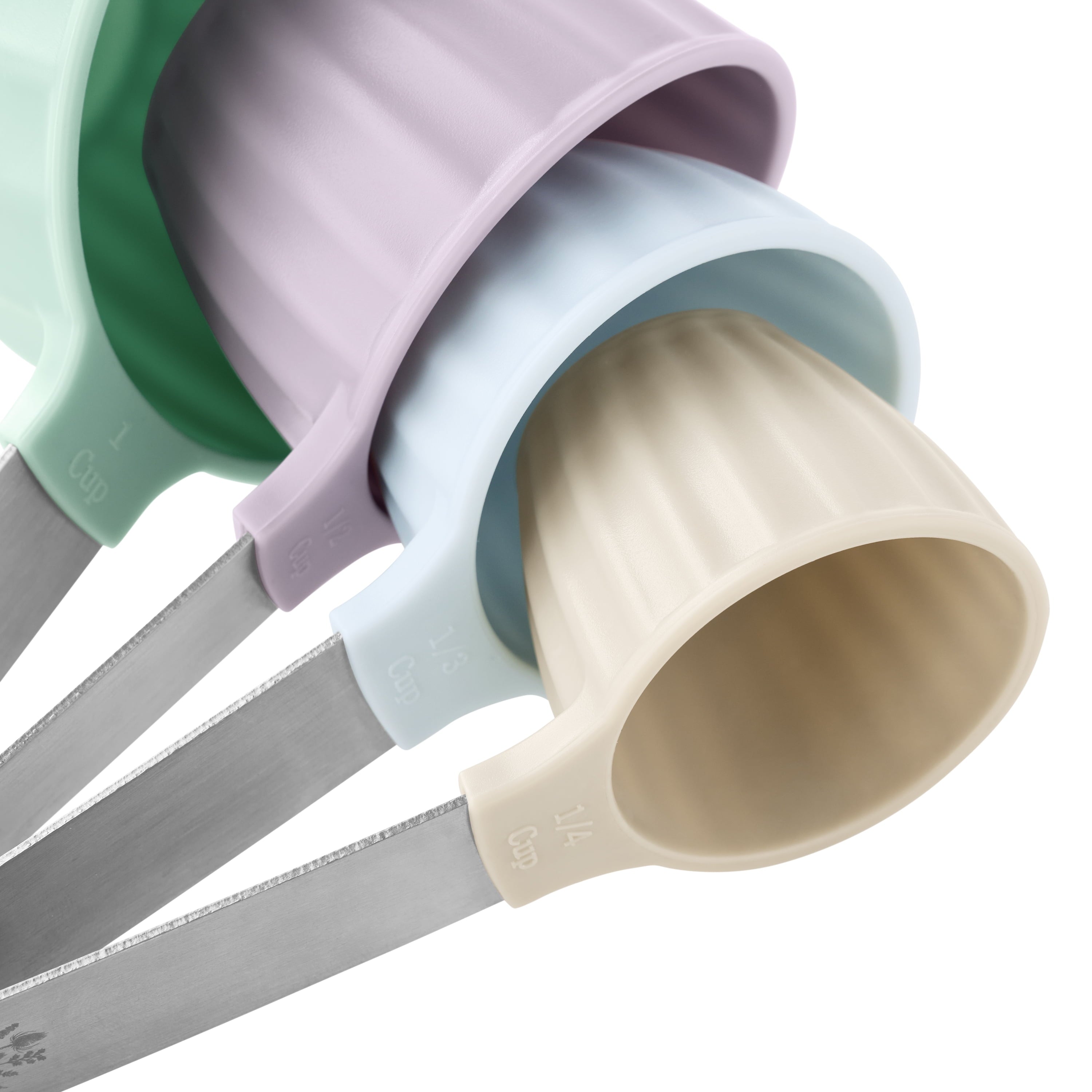 Premium Kitchen 8-Piece Plastic Measuring Cup and Spoon Set, Multicolor - Innovative Kitchen Helper for Modern Cooking Detail