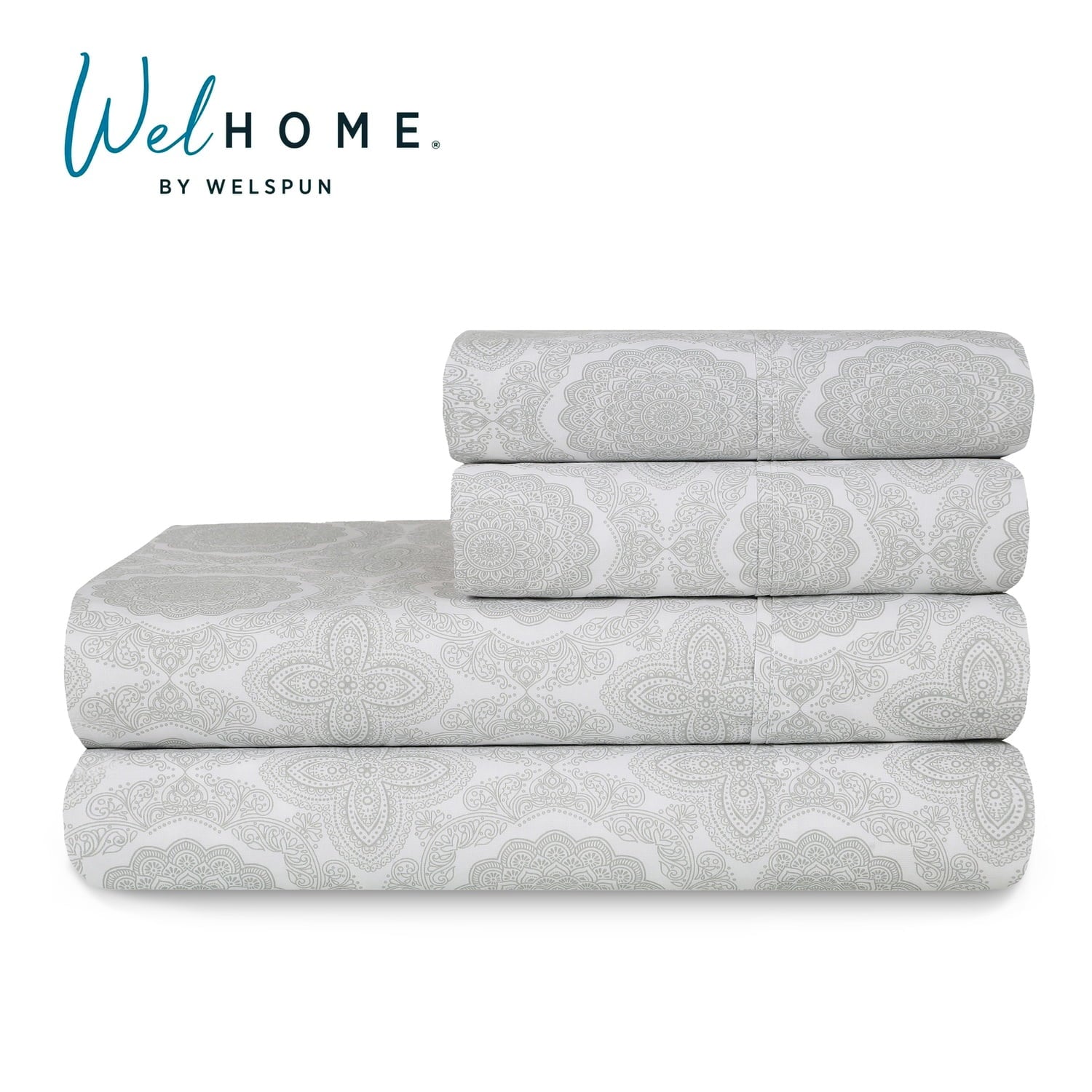 Ultra-Soft 100% Cotton Queen Sheets Set, 4 Piece Bed Sheets Set with HeiQ Fresh, Percale Weave, Hotel Luxury, Ultra Soft Sheets ... - Premium Ultra-Soft Pillowcase Pair for Sleeping Detail