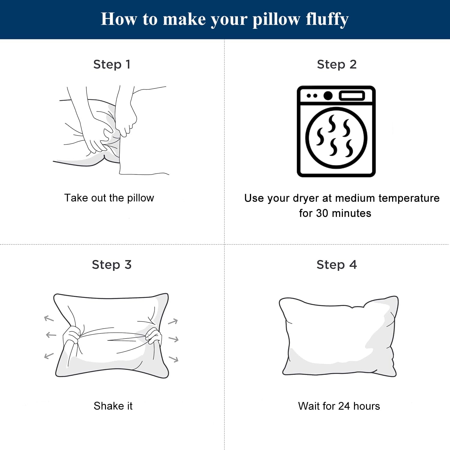 Decorative Plump Pillow for Beds 2 Pack Queen Size Pillows Set of 2 Hypoallergenic Hotel Down Alternative Pillow for Side and Back Sle... - Decorative Throw Pillow Cushion for Sofa & Bed Detail