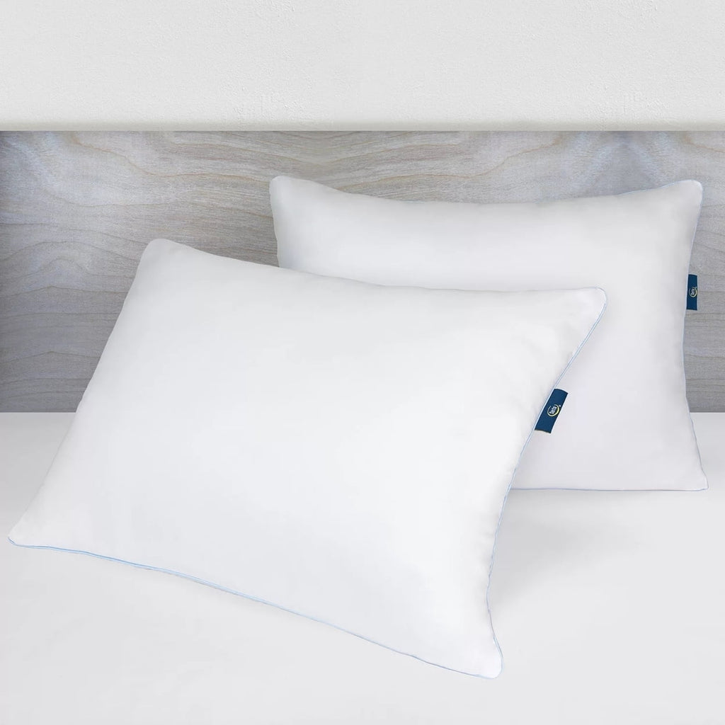 Fluffy Shredded Comfy Sleep Eco-Friendly Bed Pillow Standard/Queen (2 Pk) - Ergonomic Memory Foam Pillow for Neck Pain Support Detail