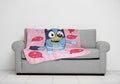 Lightweight Warm Balloon Party 46" x 60" Throw Blanket, Kids, Pink, Microfiber - Cozy Fleece Throw Blanket for Couch & Bed - Default Title