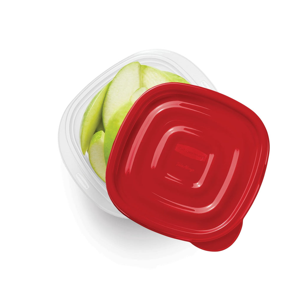 Sweet Treat Shaped 1.26-Cup Small Square Food Storage Containers, Ruby Red, 5 pack - Squishy Dohnut Sweet Treat Shaped Stress Toy Detail