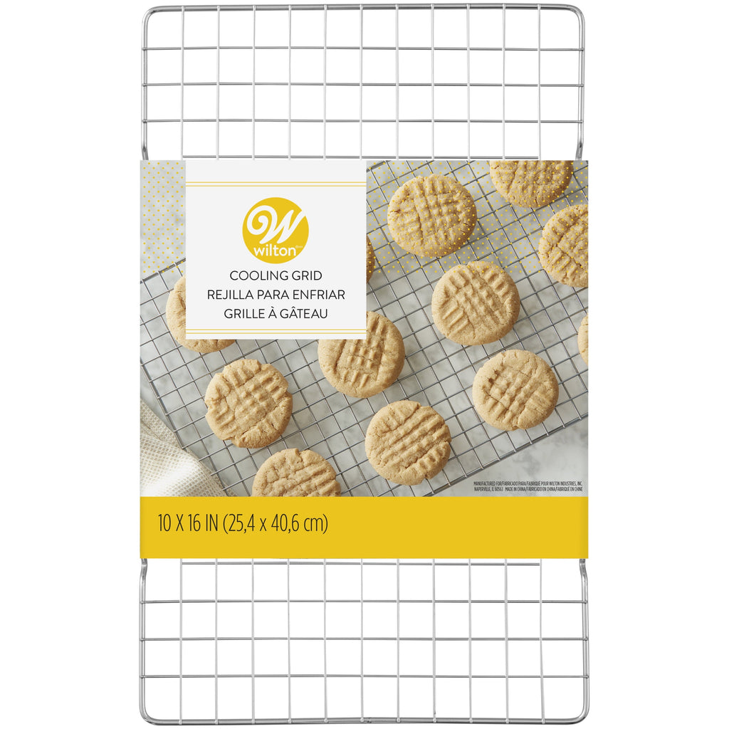 Time-Saving Everyday Chrome-Plated Cooling Grid, 10 x 16 in., Rectangular, Packaging May Vary - Kitchen Gadget Tool for Quick Food Prep Detail