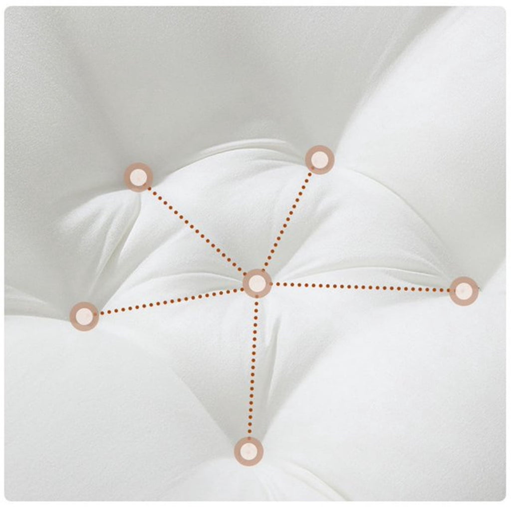Decorative Plump Happon Soft Breathable Cotton Bed Pillows - Washable - Orthopedic Shredded Foam Bed Pillow Set Detail