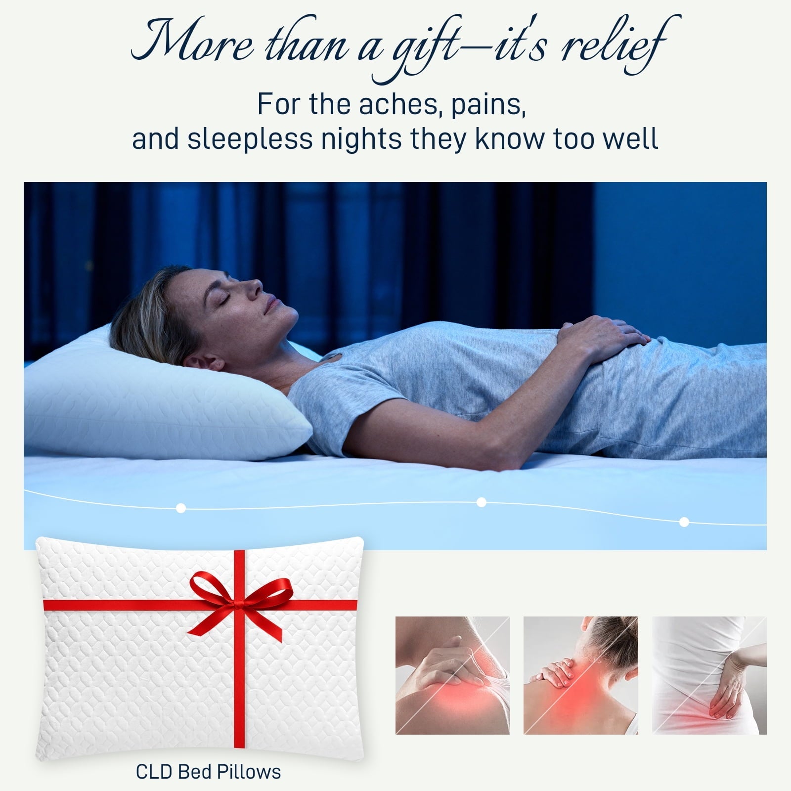 Hotel Collection Bed Pillows Cross Cut Memory Foam For Sleeping,Queen Size Bedding Pillow(White), Original Pillow for Sleeping，Adjusta... - Decorative Throw Pillow Cushion for Sofa & Bed Detail