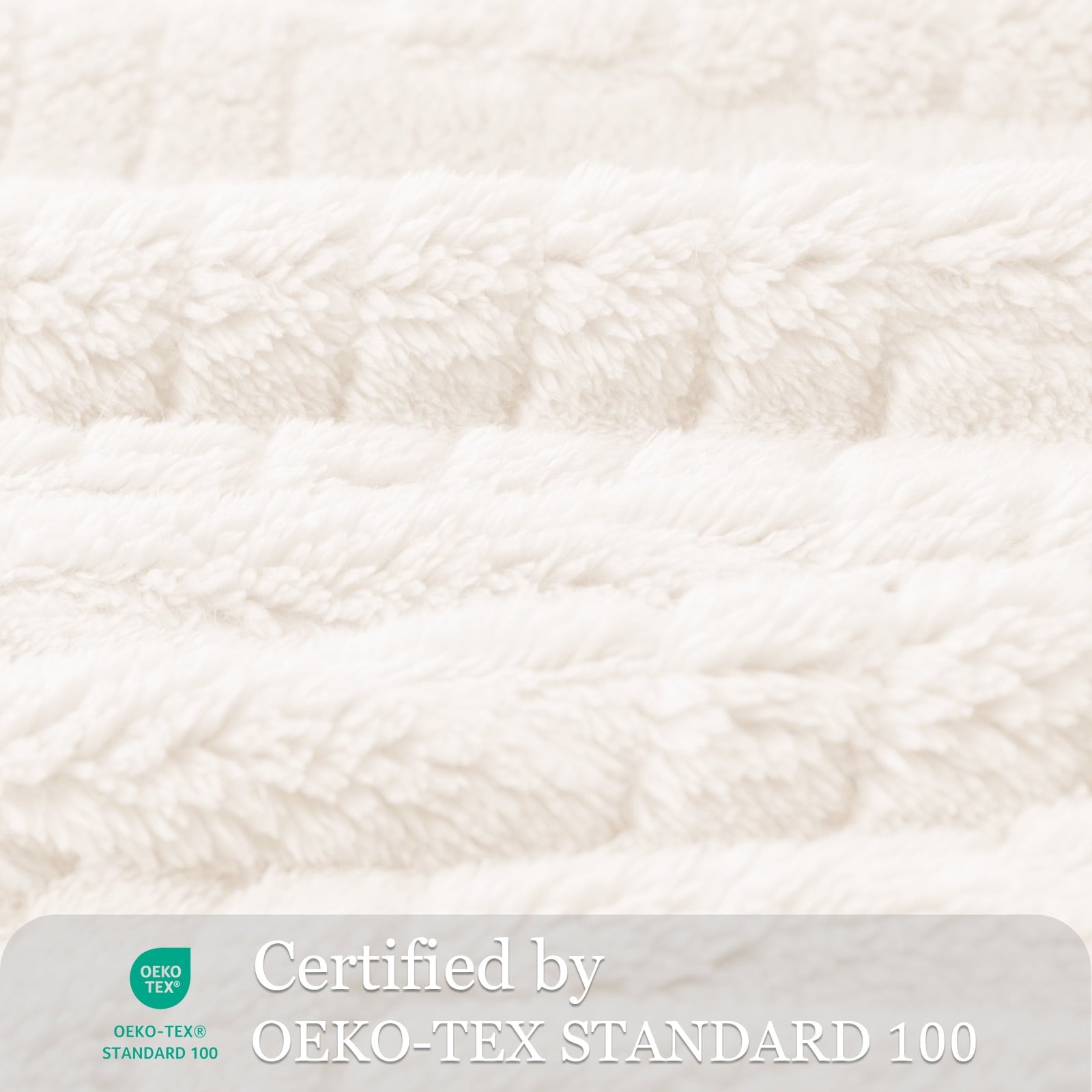 Lightweight Warm Fluffy Fleece Throw Blanket 50"x60" for Couch, Bed, Sofa, Fuzzy Soft Cozy Throw with Decorative Jacquard Pattern for ... - Cozy Fleece Throw Blanket for Couch & Bed Detail