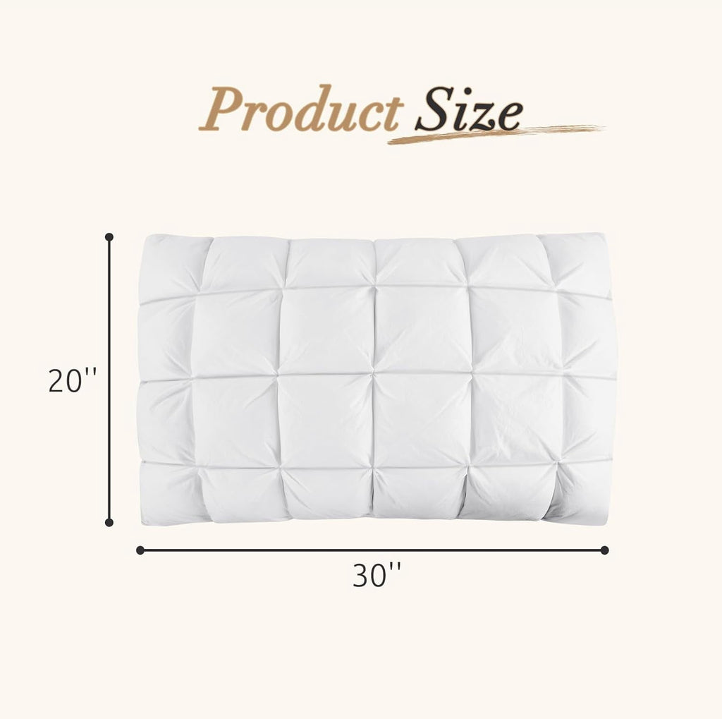 Ergonomic Memory Foam Hotel Cervical Pillow for Sleeping – Ergonomic Contour Neck Support Bed Pillow, Fluffy and Supportive for Side, Back ... - Decorative Throw Pillow Cushion for Sofa & Bed Detail