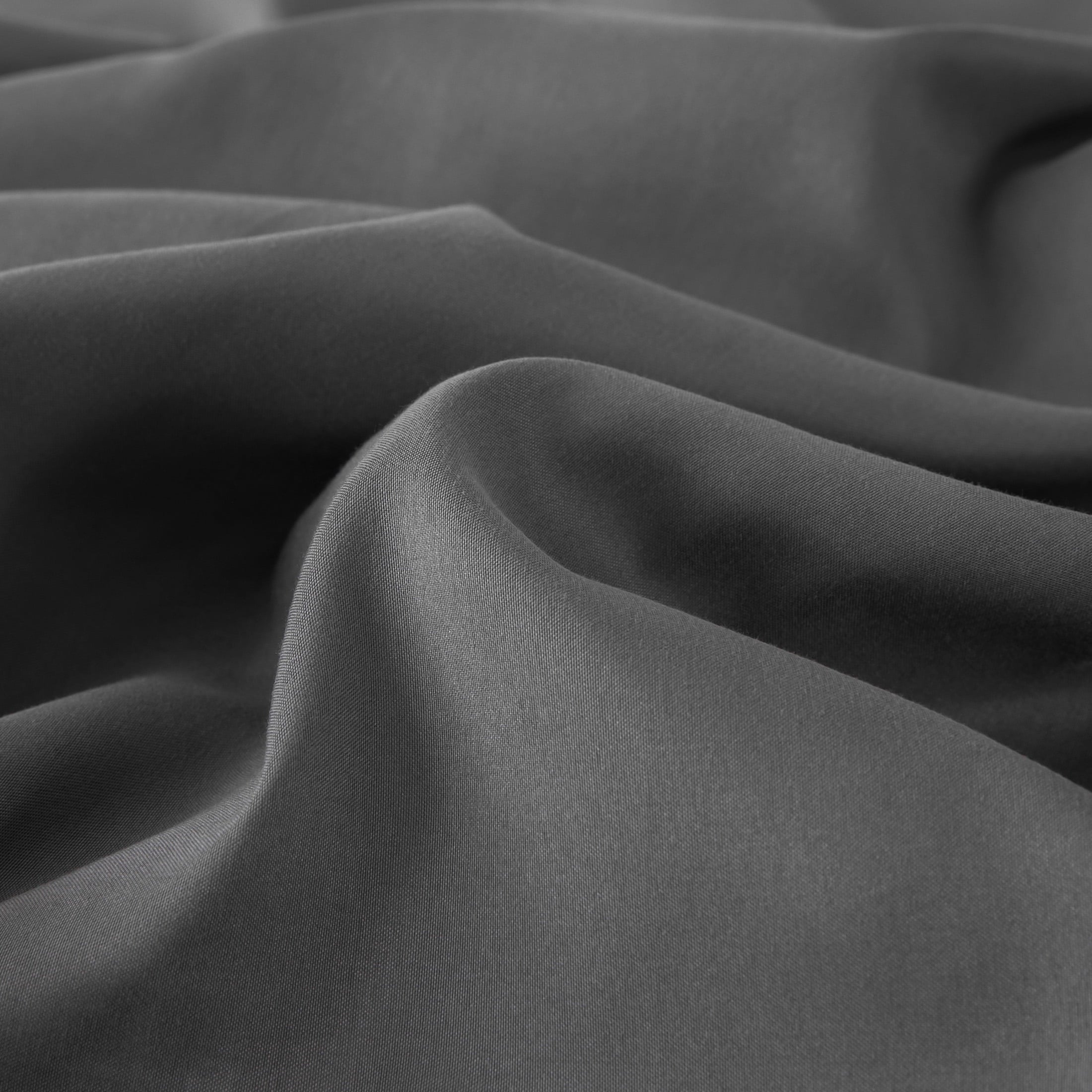 Wrinkle-Resistant Sheet Set Twin Size Gray, 3 Pieces 140 GSM Brushed Elastic Fitted Soft & Cozy Bed Sheets Set with Deep Pocket - Breathable Egyptian Cotton Flat & Fitted Sheets Detail