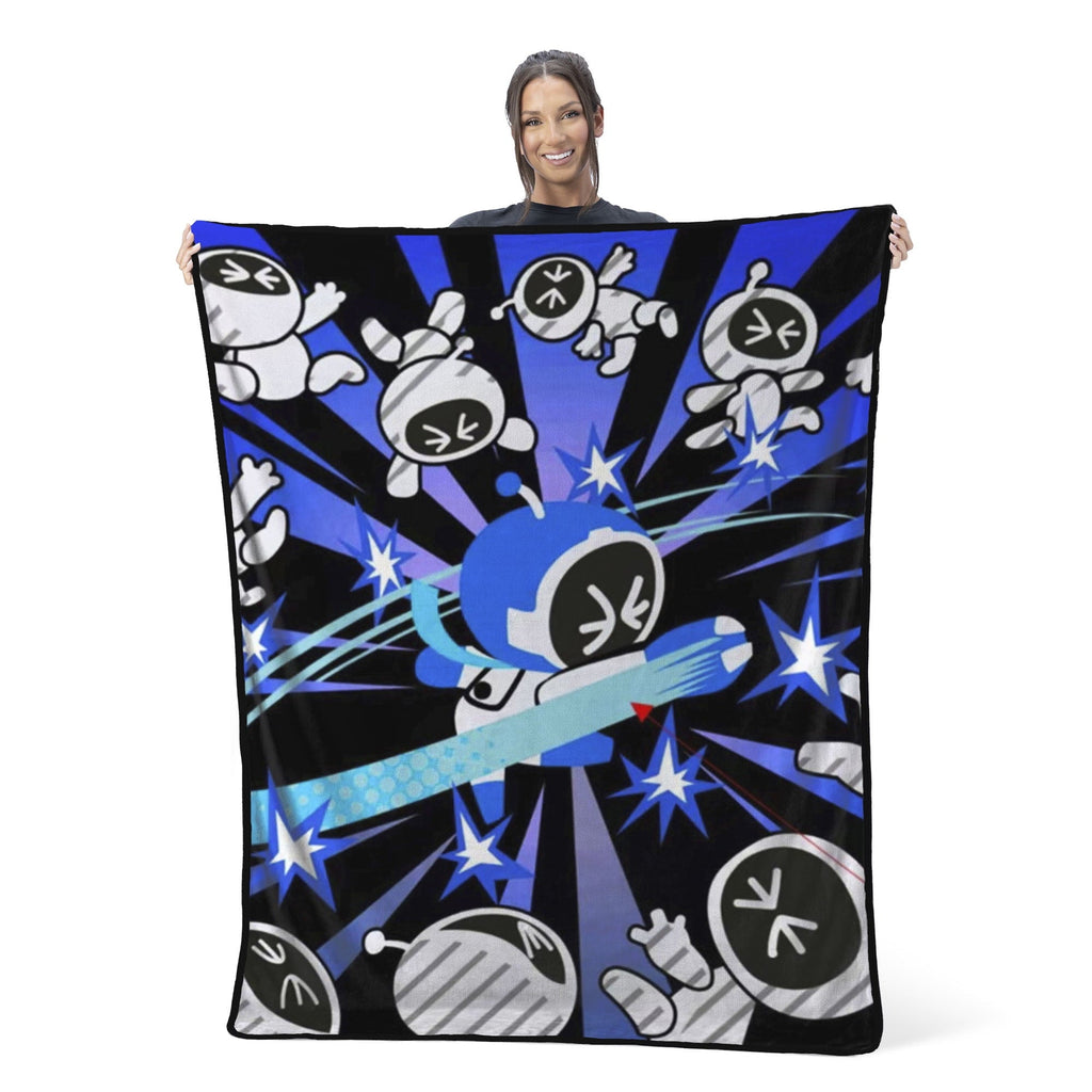 Lightweight Warm Silk Touch Throw Blanket for Kids, 46x60 inches - Cozy Fleece Throw Blanket for Couch & Bed Detail