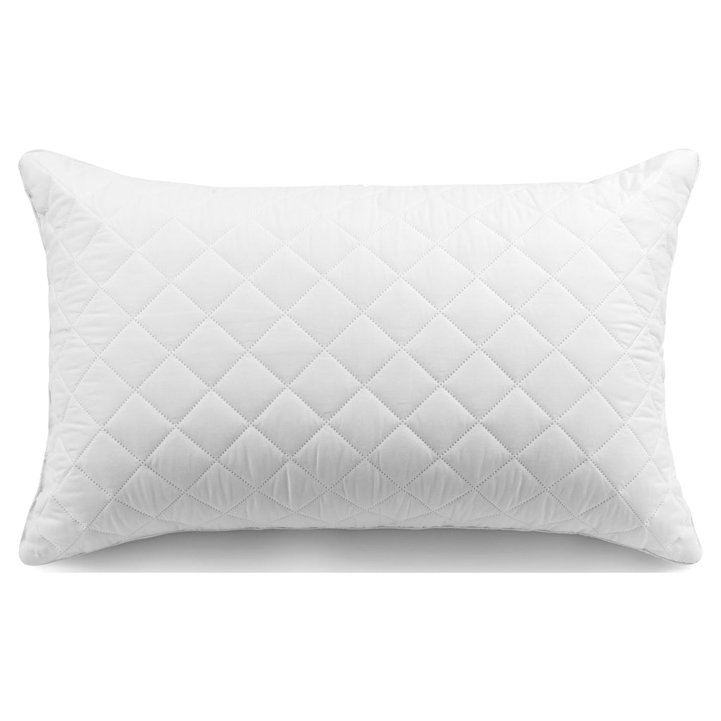 Decorative Plump Memory Foam Cluster Bed Pillow, Standard/Queen, 2 Pack - Ergonomic Memory Foam Pillow for Neck Pain Support Detail