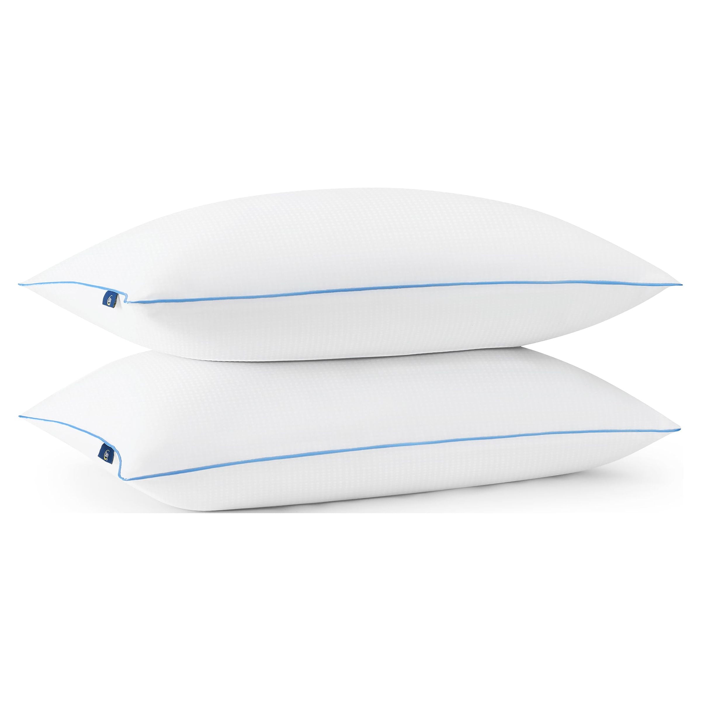 Hotel Collection Cool Nites Bed Pillow, Standard/Queen, 2 Pack - Decorative Throw Pillow Cushion for Sofa & Bed Detail