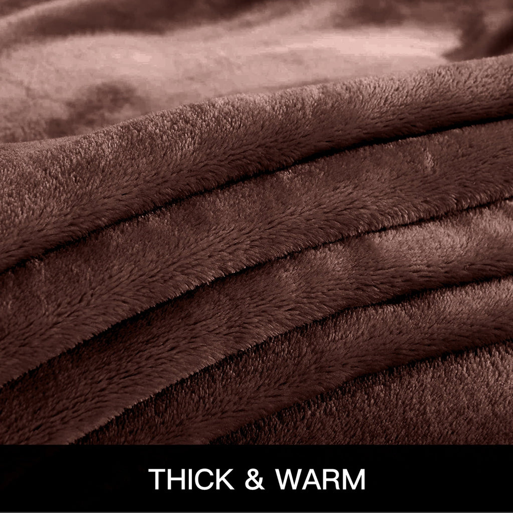 Decorative Knitted Throw Blanket, Fuzzy & Plush Warm Fleece Blanket, Throw Size Coffee Blankets for Couch Beds, Machine Washable Blanket... - Luxury Knitted Decorative Throw Blanket with Fringes Detail