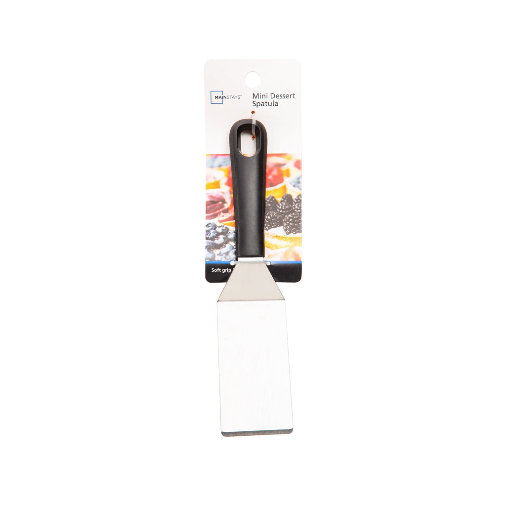 Heavy Duty Stainless Steel Mini Dessert Spatula with Softgrip Handle for Serving Pancakes or Desserts - Multi-Purpose Hand Tool for Daily Meal Prep Detail