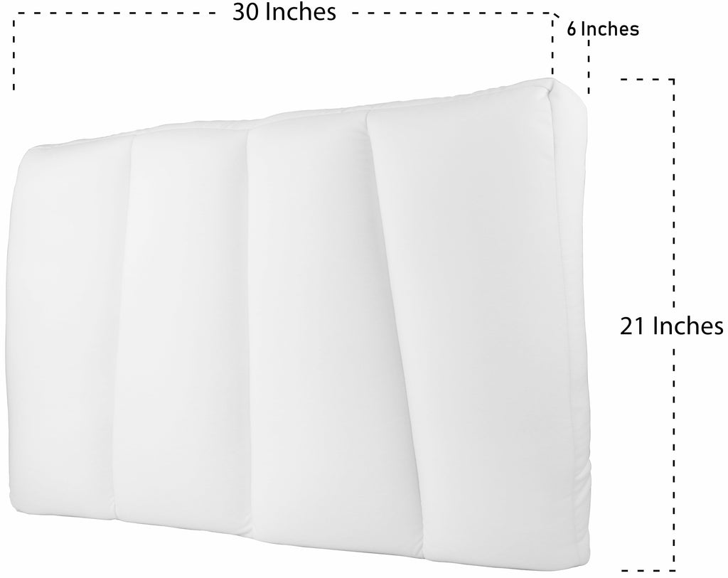 Decorative Plump Microbead Cloud Pillow Bed, X-Large, White - Decorative Throw Pillow Cushion for Sofa & Bed Detail