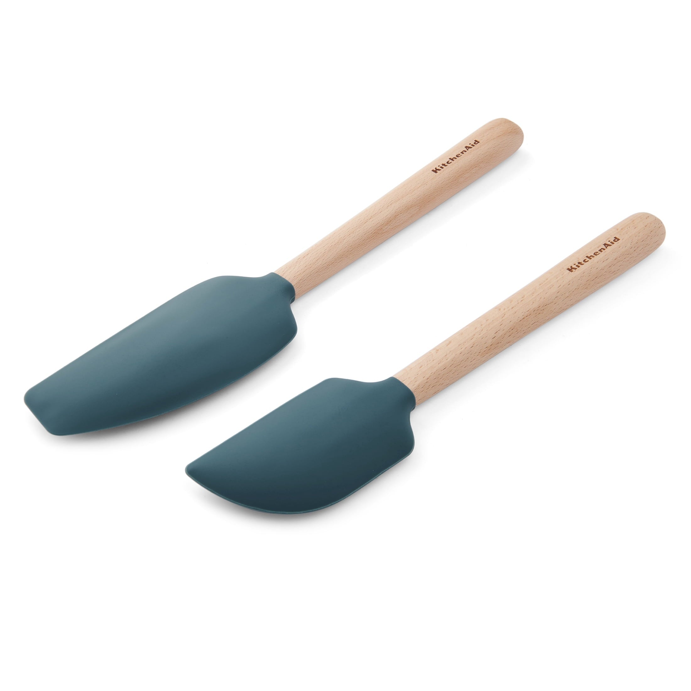 Professional Grade 2-Piece Silicone Mixing Spatula and Scraper Set for Cooking, Agave - Professional Kitchen Tool for Culinary Enthusiasts Detail