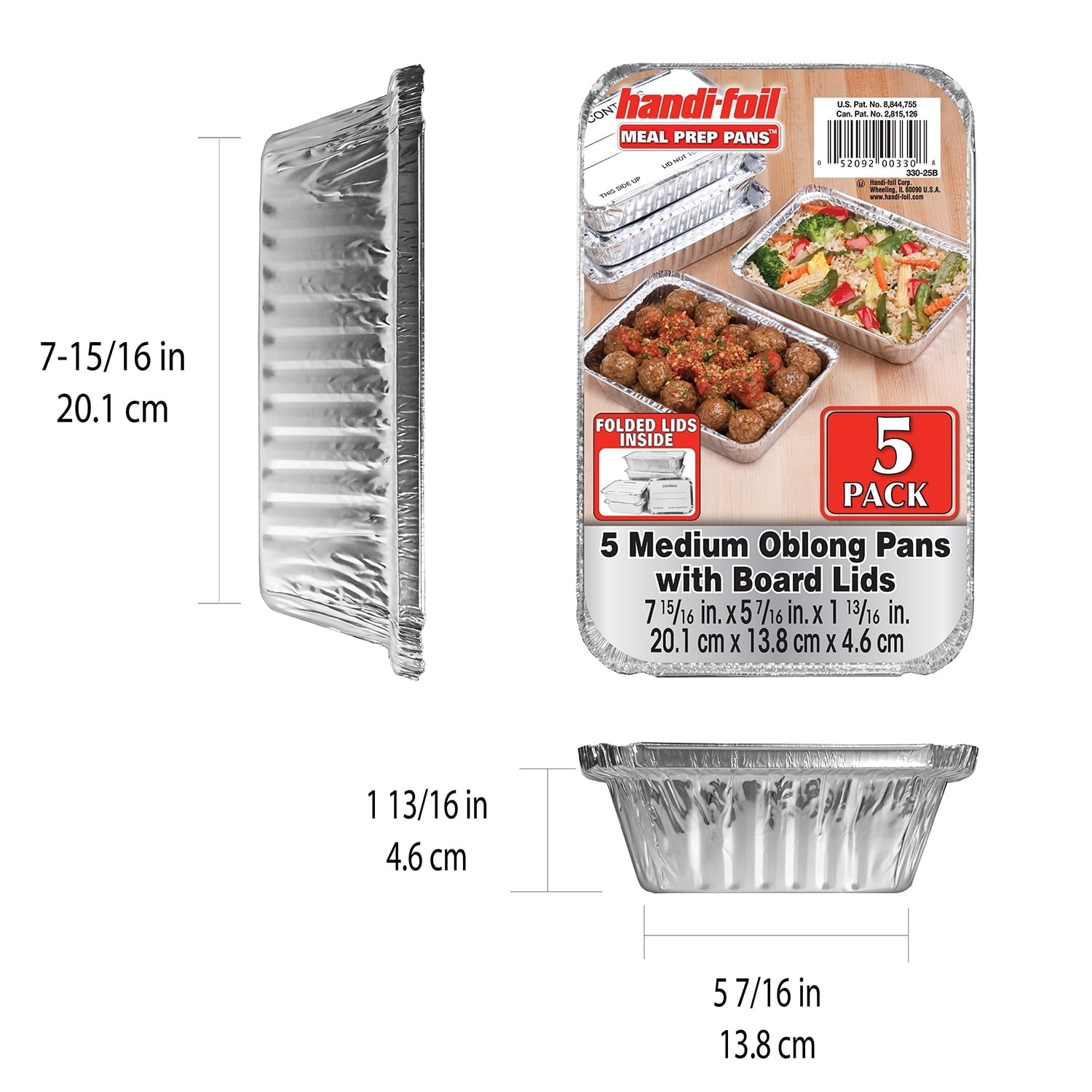 Whimsical Doughnut Aluminum Meal Prep Pan with Lids, 5 Count - Squishy Dohnut Sweet Treat Shaped Stress Toy Detail