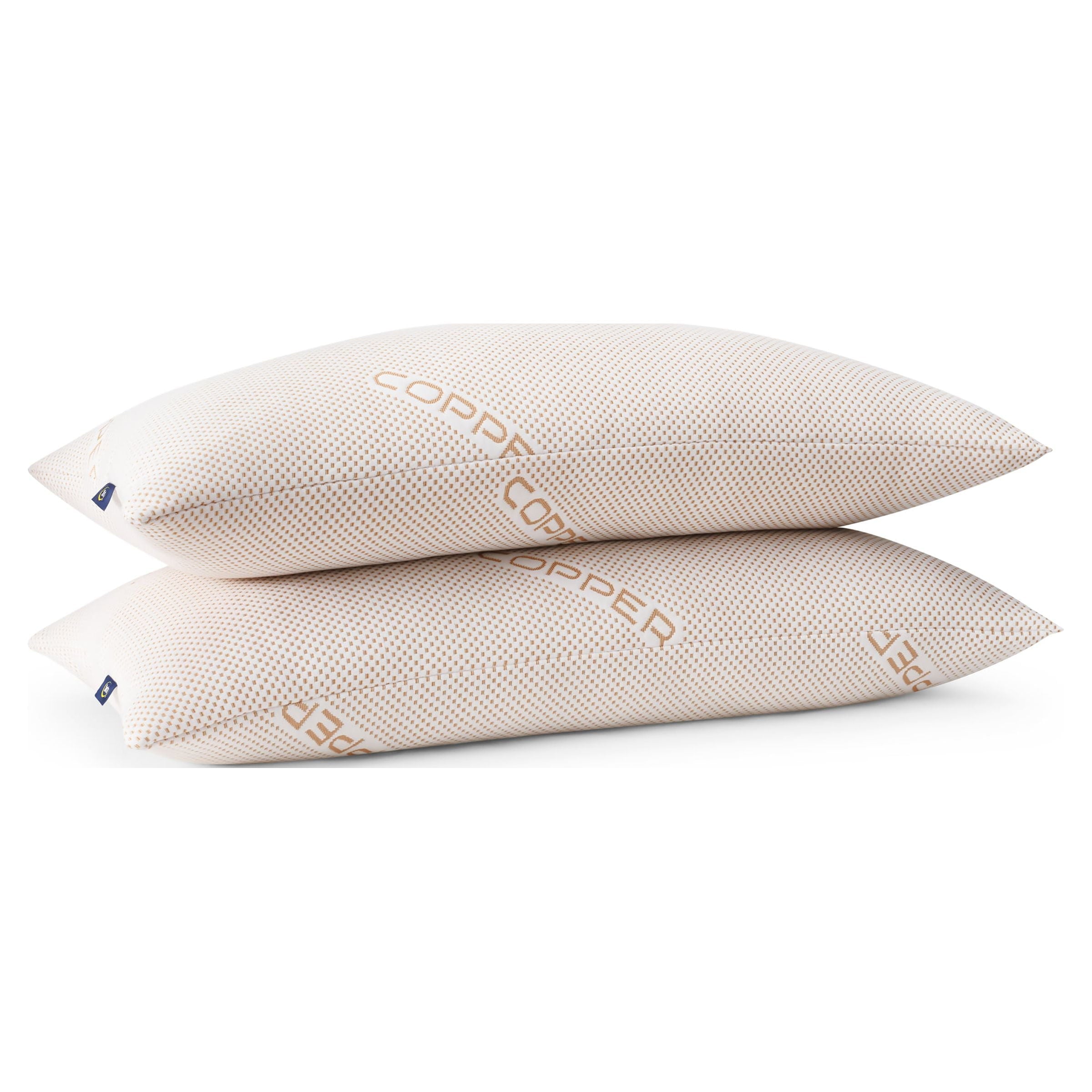 Decorative Plump Copperloft King Bed Pillow, 2 Pack, Hypoallergenic - Decorative Throw Pillow Cushion for Sofa & Bed Detail