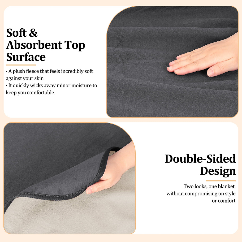 Decorative Knitted Waterproof Blanket for Couch, Reversible Washable Sofa Bed Coverlet Protector | Leak Proof, Comfortable | for People ... - Cozy Fleece Throw Blanket for Couch & Bed Detail