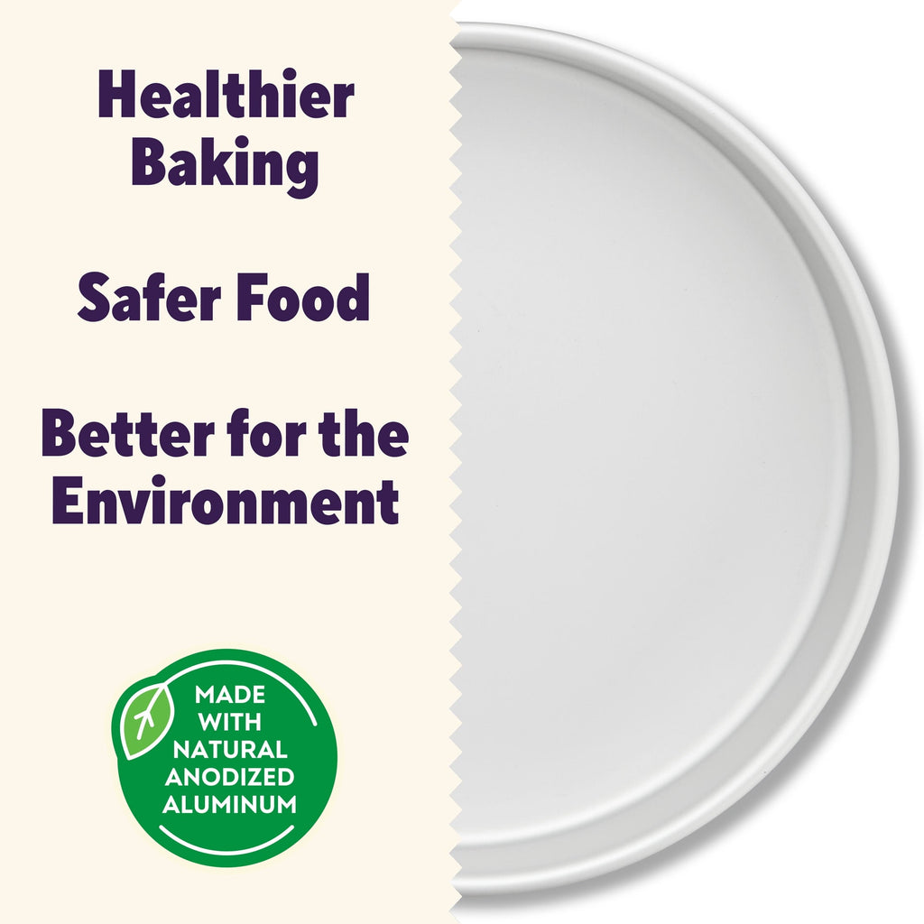 Time-Saving Aluminum 8" Round Cake Pan 2" Depth Layer Cake Baking Pan, Packaging May Vary - Innovative Kitchen Helper for Modern Cooking Detail