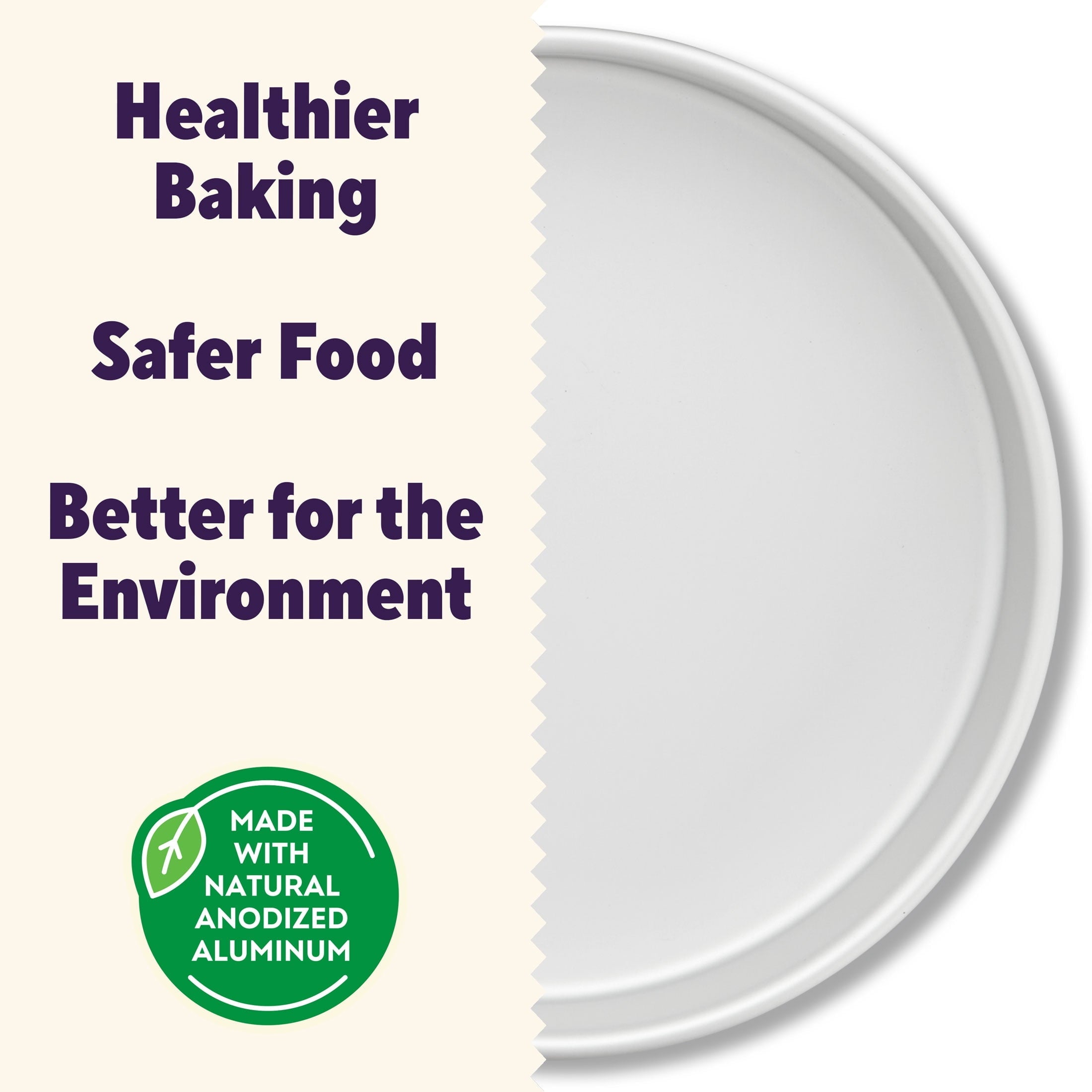 Time-Saving Aluminum 8" Round Cake Pan 2" Depth Layer Cake Baking Pan, Packaging May Vary - Innovative Kitchen Helper for Modern Cooking Detail