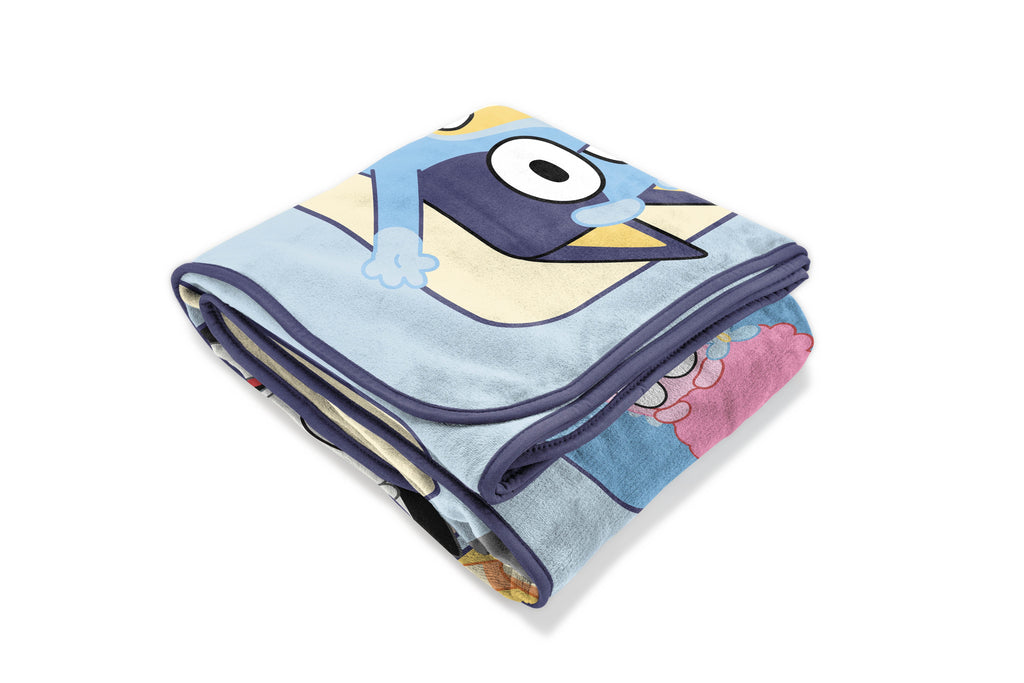 Cozy Fleece BBC & Friends 40x50 Throw Blanket - Cozy Fleece Throw Blanket for Couch & Bed Detail