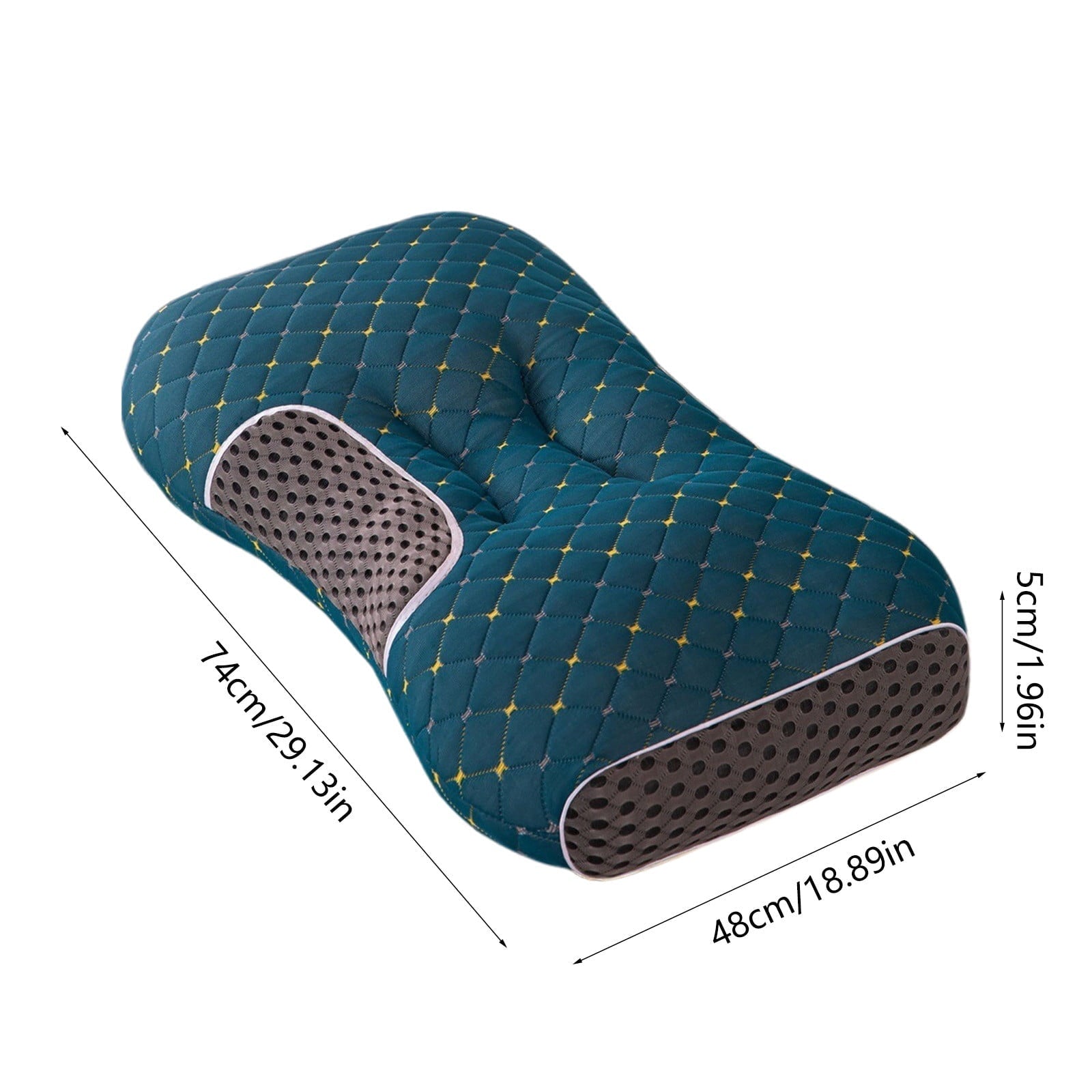Fluffy Shredded 2-Pack Orthopedic Cervical Pillows For Deep Sleep Support - Non-Collapsing Memory Foam Pillow With Neck Pain Relief, ... - Ergonomic Memory Foam Pillow for Neck Pain Support Detail