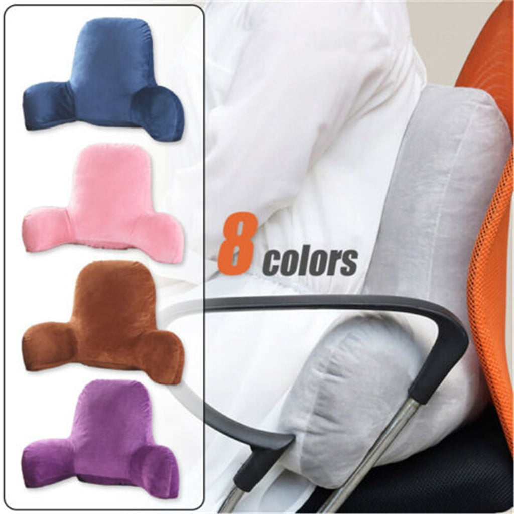 Hotel Collection Backrest Pillow with Arms, Back Rest for Bed Sitting, Plush Big Backrest Lumbar Support Chair Cushion, Foam ... - Hotel Quality Plush Sleeping Pillows Detail