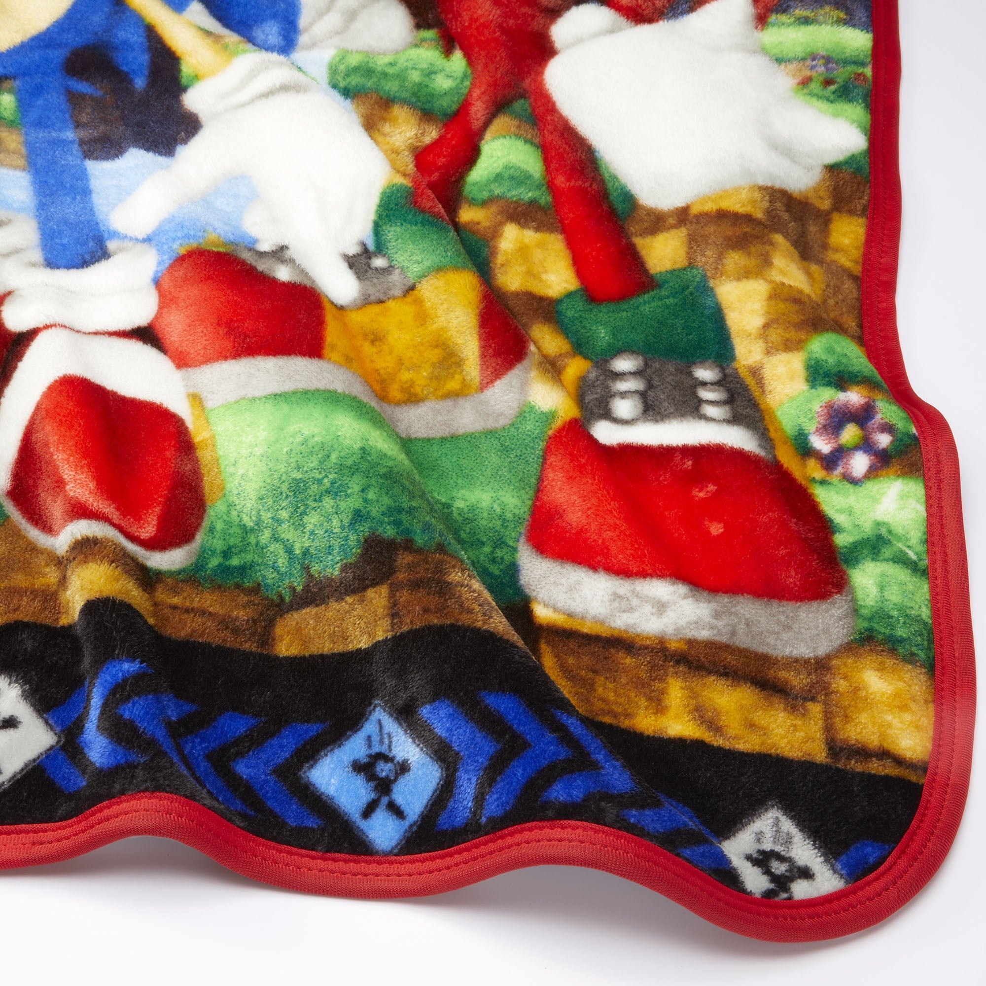 Lightweight Warm Kids Silky Soft Plush Throw Blanket, 40" x 50" - Super Soft Reversible Sherpa Flannel Blanket Detail