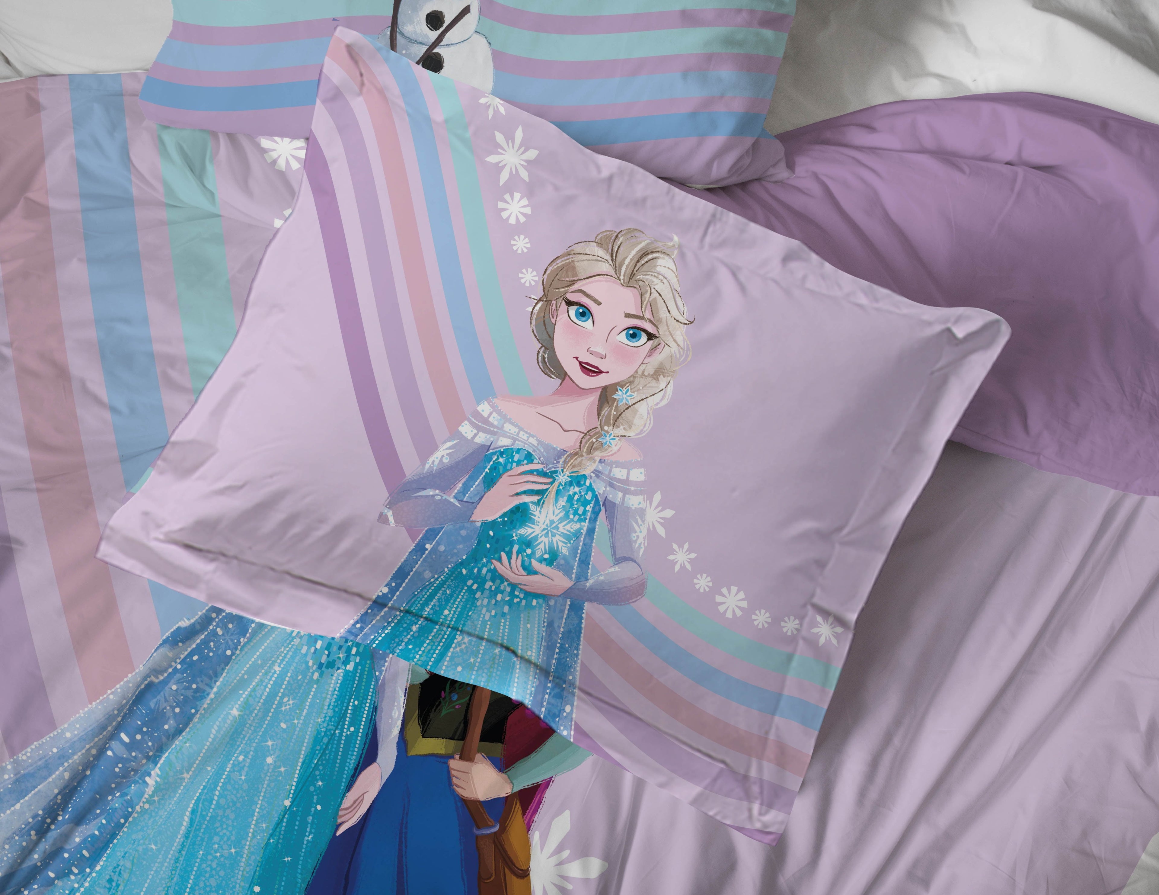 Fluffy Down Alternative The Poet Inside 5 Piece Twin Size Kids Comforter Set wth Sham - Super Soft Elsa Bed Set for Kids - Hypoallergenic Ultra-Fluffy Quilt for Winter Detail
