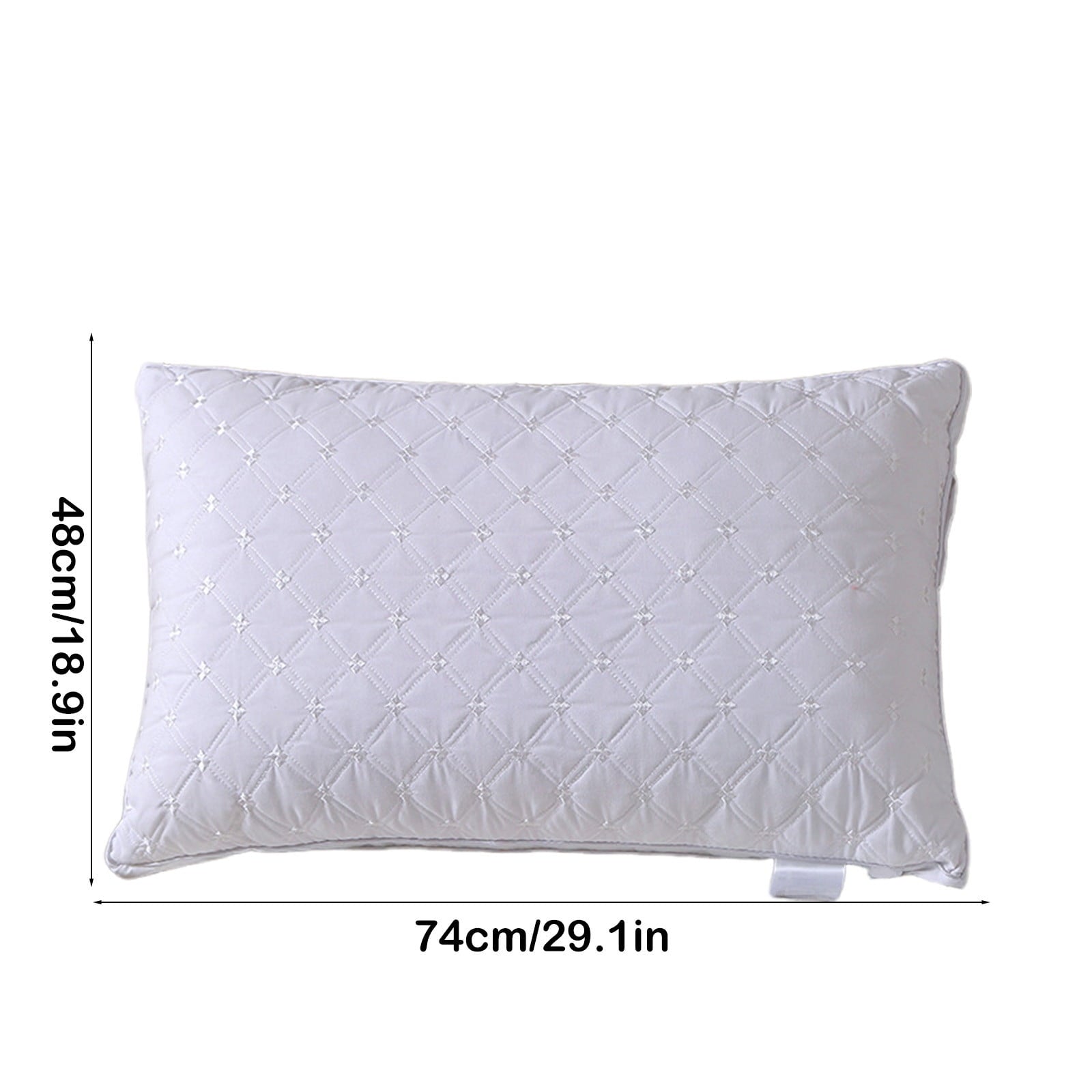Decorative Plump Hotel Grade Extra Soft Pillows Queen Size Set of 2 Supportive Bed Pillow for Back Side and Stomach Sleepers, Breathab... - Hotel Quality Plush Sleeping Pillows Detail
