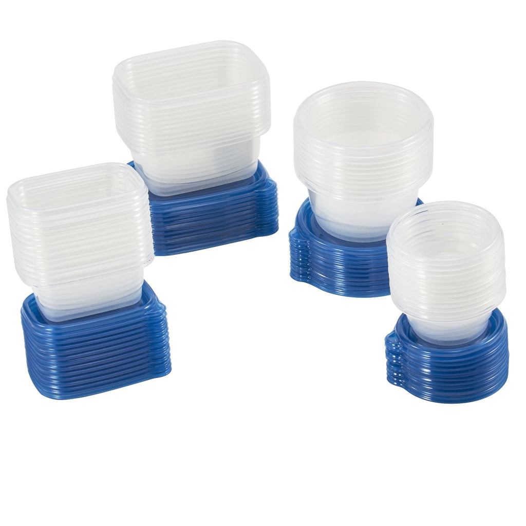 Deliciously Squishy 92pc Plastic Food Storage Container set, Ideal Use for Refrigeration Storage and Organization,... - Squishy Dohnut Sweet Treat Shaped Stress Toy Detail