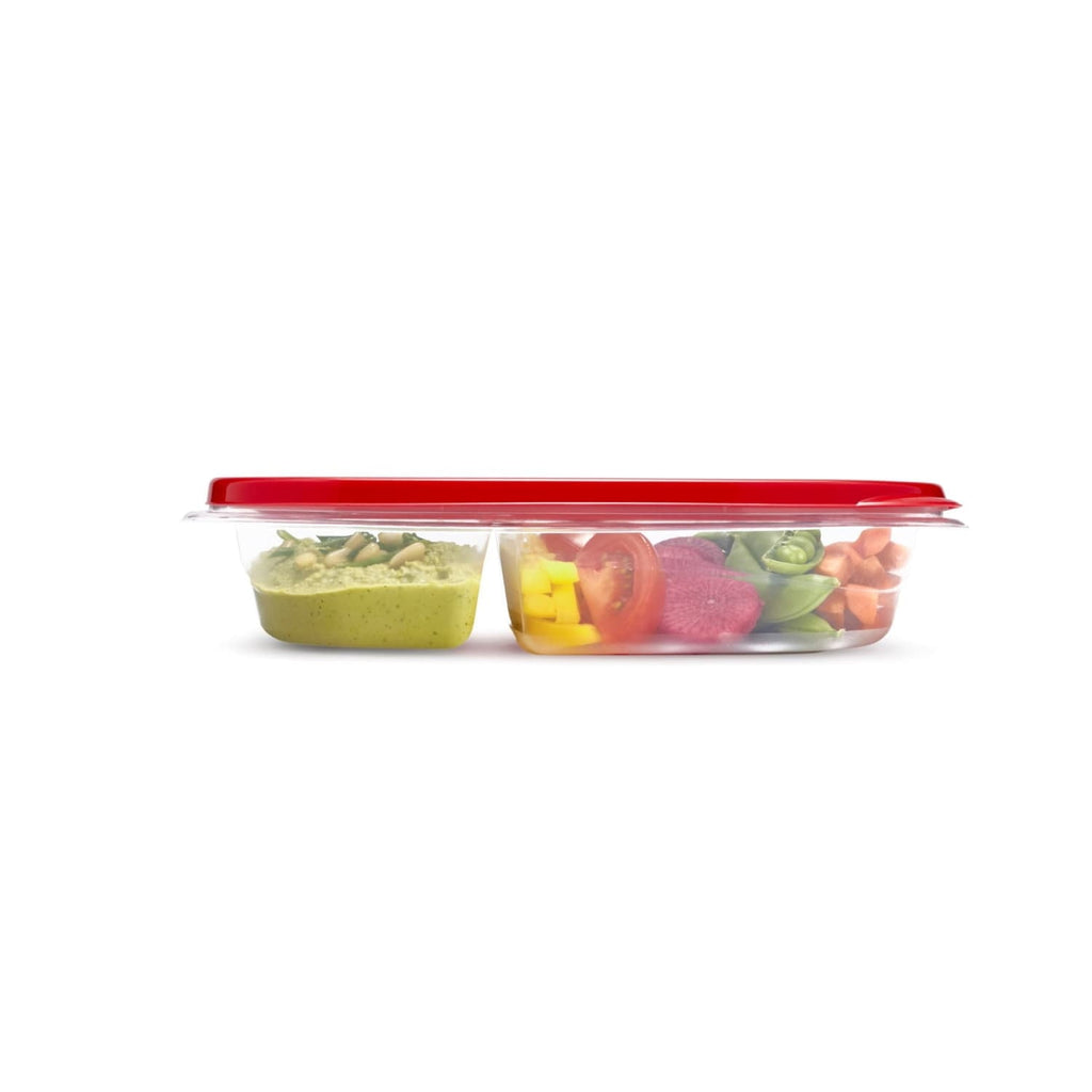 Playful Geometric alongs Divided Rectangular Food Storage Containers, 3.7 Cup, 3-Pack - Playful Star & Heart Shaped Geometric NeeDoh Detail