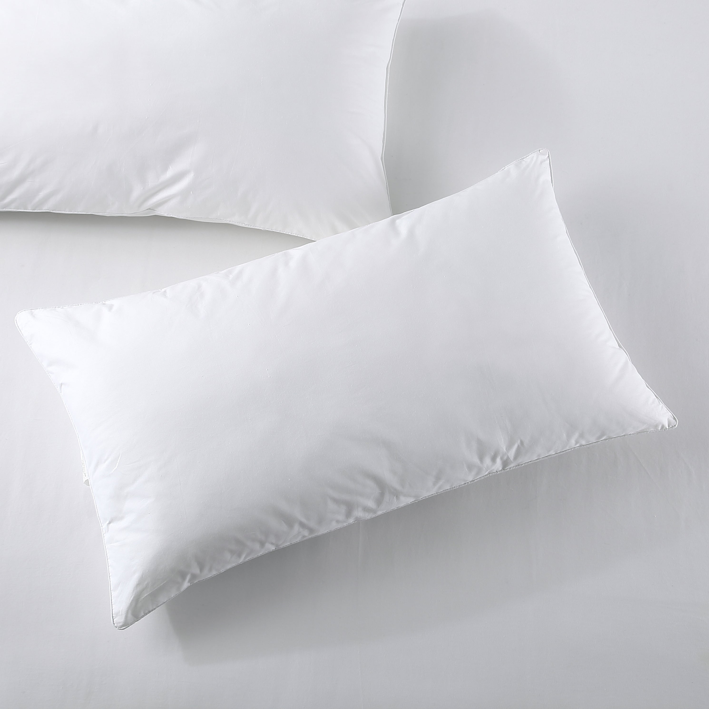 Decorative Plump Bed Pillows King Size Pillows Set of 2, Pillows for Sleeping,Polyester Microfiber Cover,Super Soft Set of 2(... - Ergonomic Memory Foam Pillow for Neck Pain Support Detail