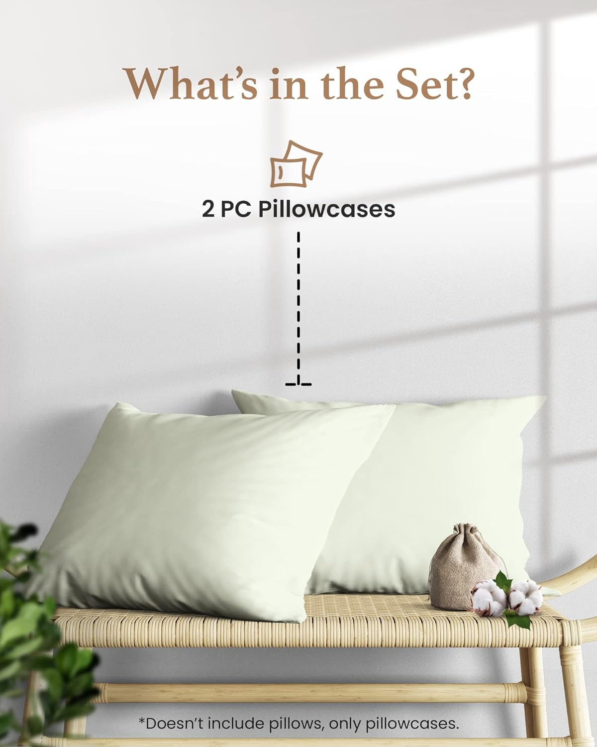 Wrinkle-Resistant Queen Size Flat Sheet Only - Hotel Style 100% Egyptian Cotton Sheet, Soft & Breathable, Sateen Weave 800 Thread Count... - Premium Ultra-Soft Pillowcase Pair for Sleeping Detail